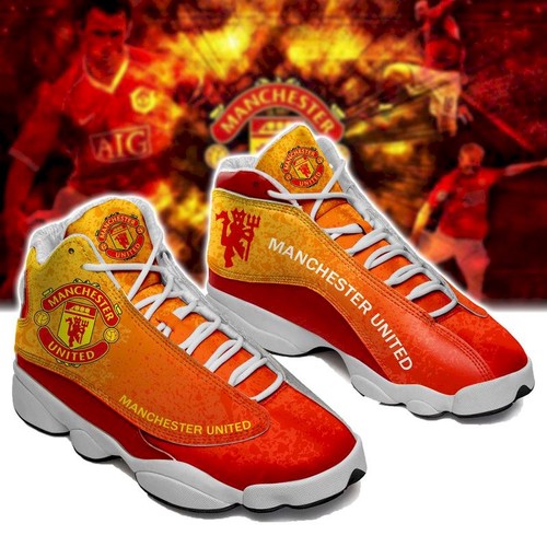Manchester United Custom Tennis Shoes Air Jd13 Sneakers Gift For Fan