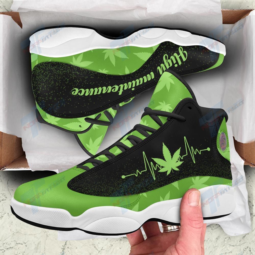 Weed High Maintenance Air Jordan 13 Sneakers Jd13