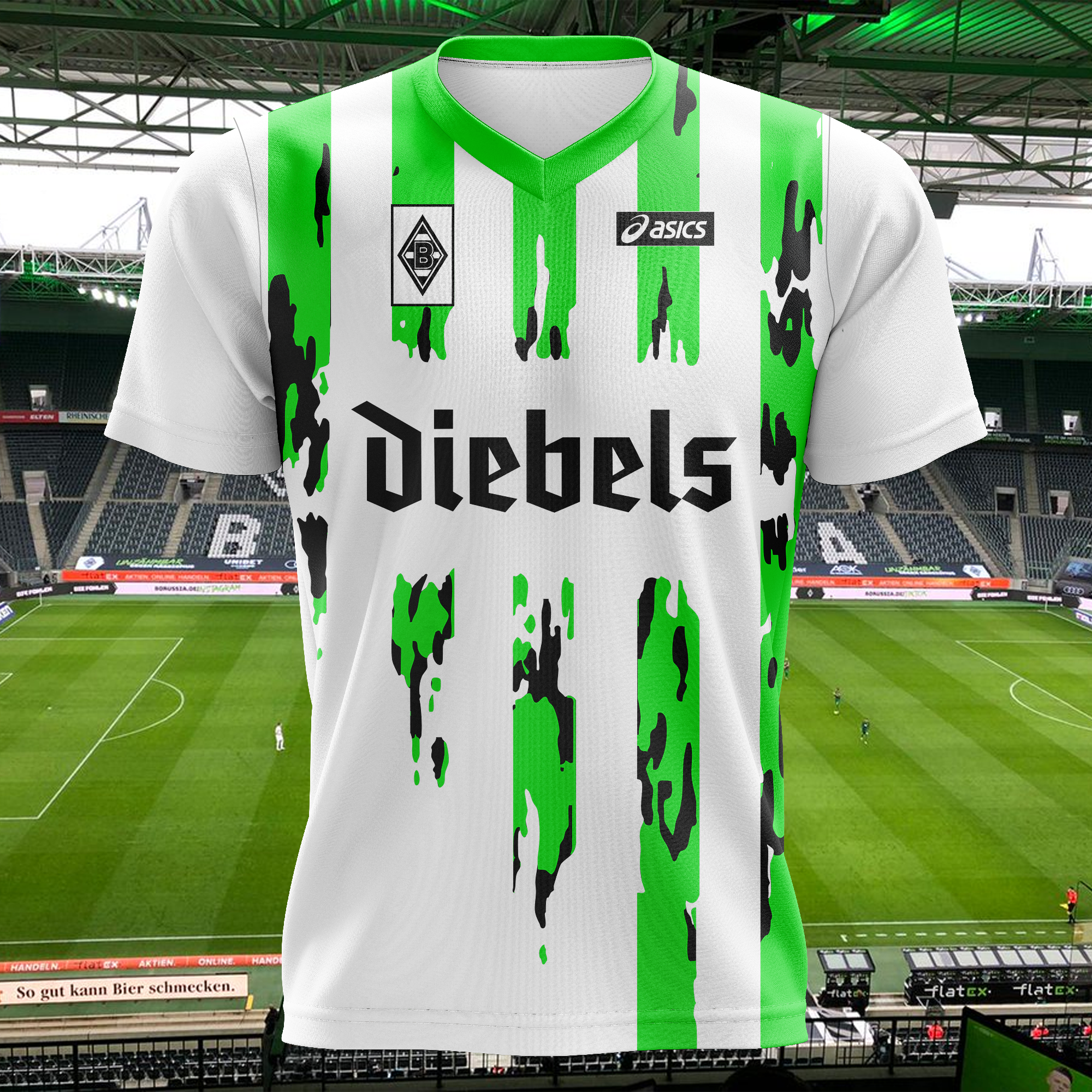 Borussia Mönchengladbach 1994-95 Home Kit Retro Shirt PT68558