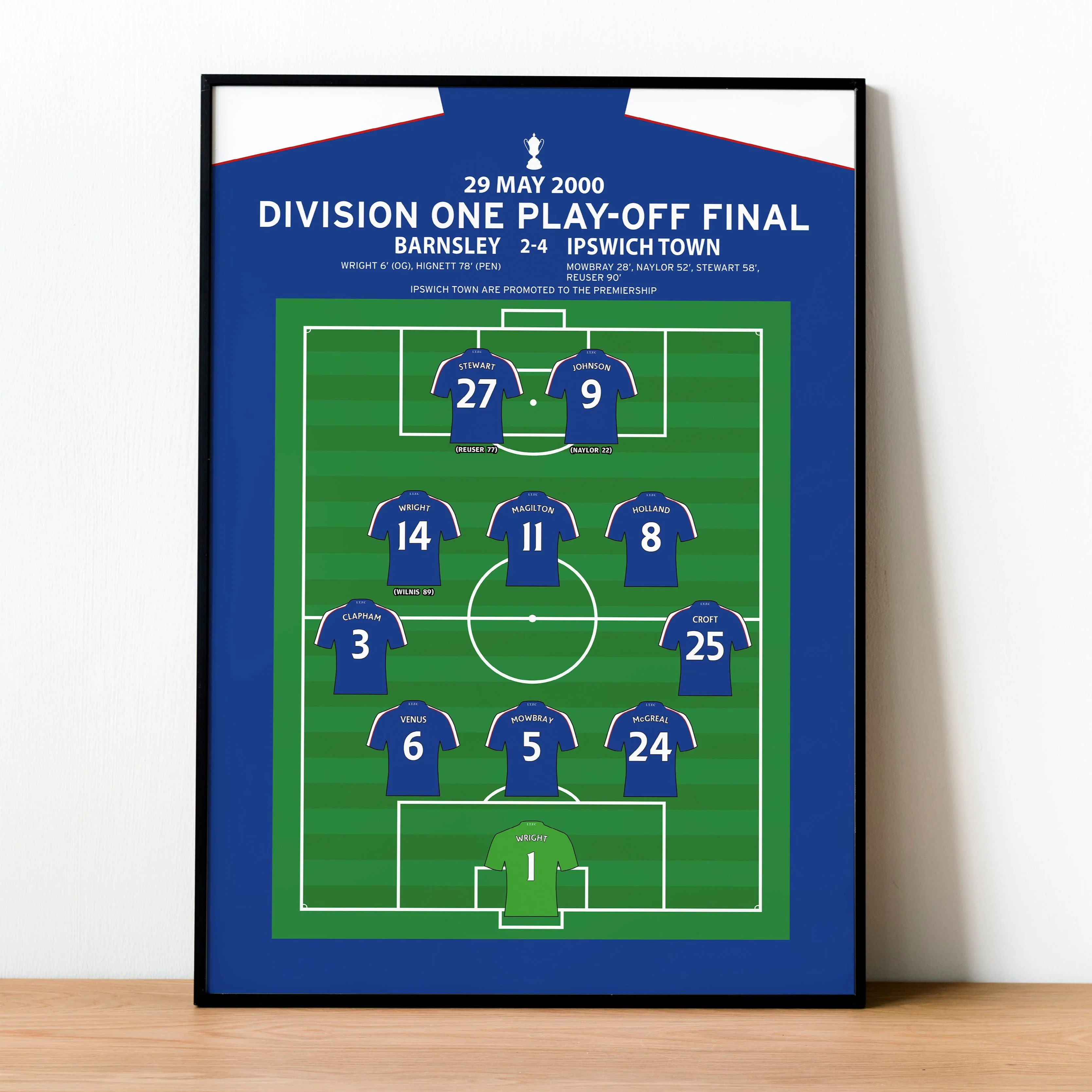 Barnsley 2-4 Ipswich Town - Division One Play-Off Final 1999-00 PT69101