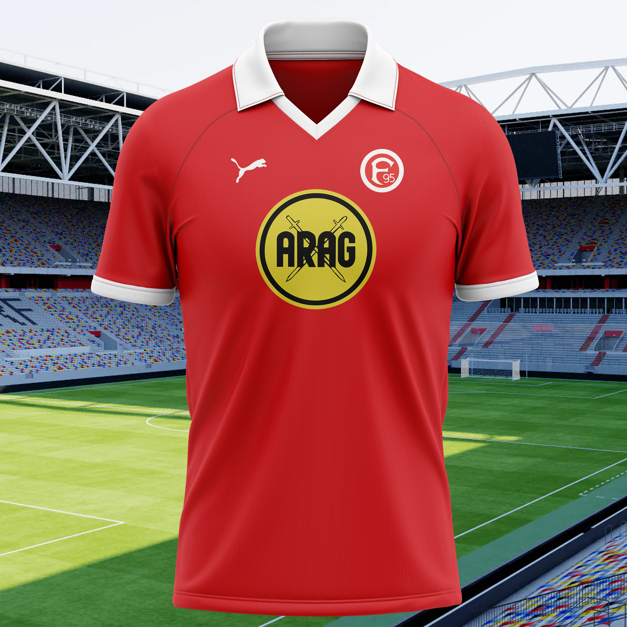 Fortuna Düsseldorf 1980-81 Home Kit Retro Shirt PT68582