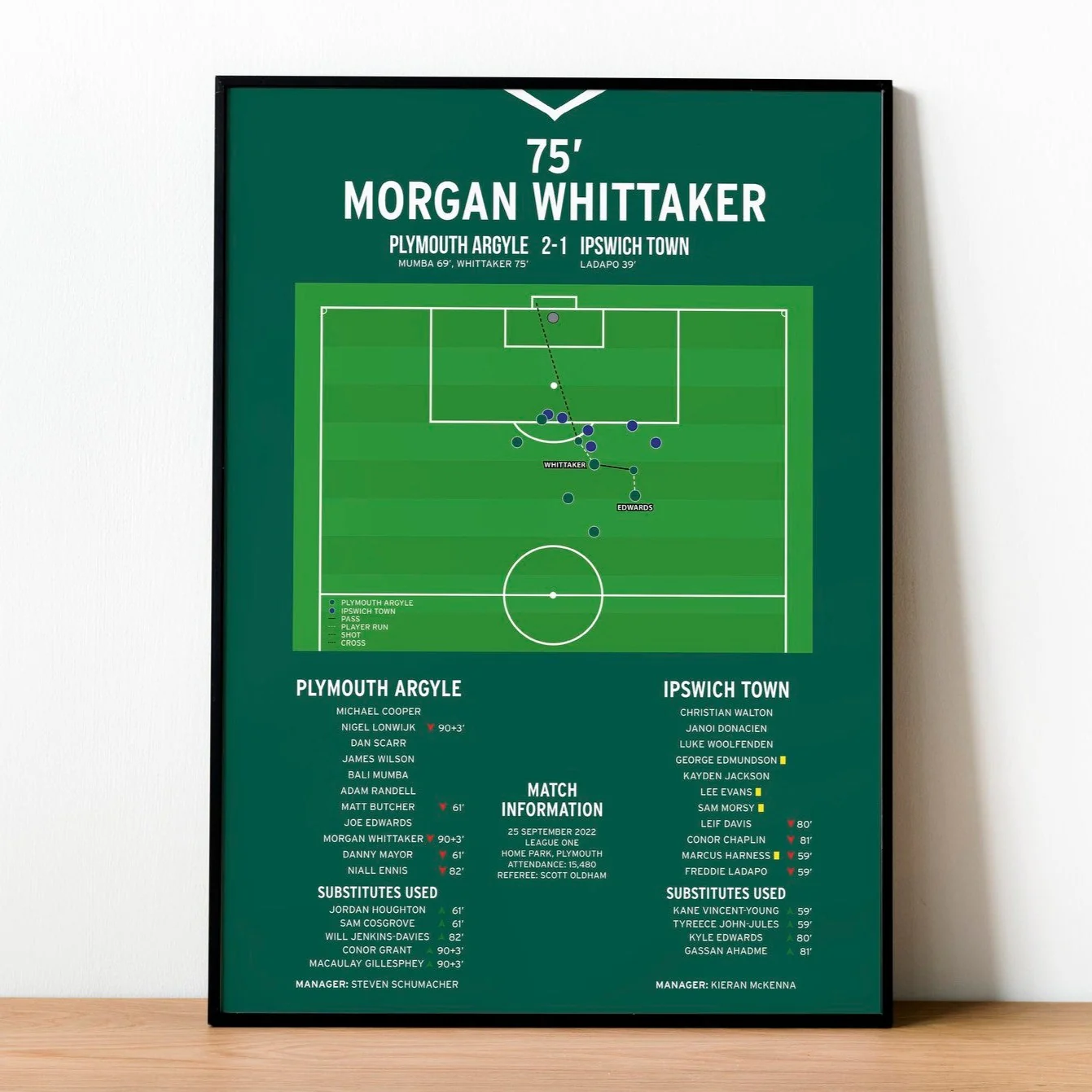 Morgan Whittaker Goal - Plymouth Argyle vs Ipswich Town - League One 2023 PT69097