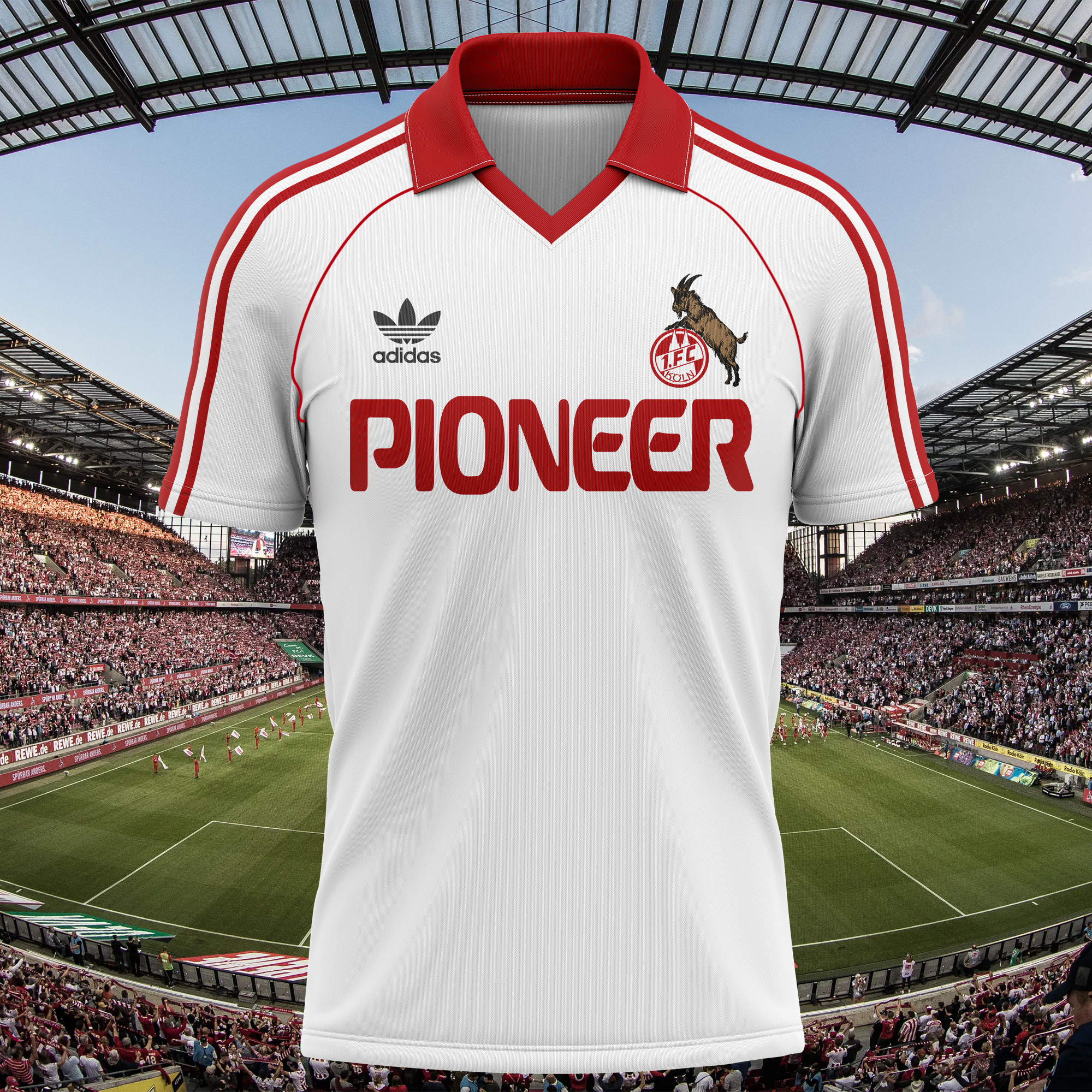 1. FC Köln 1980-81 Home Kit Retro Shirt PT68572