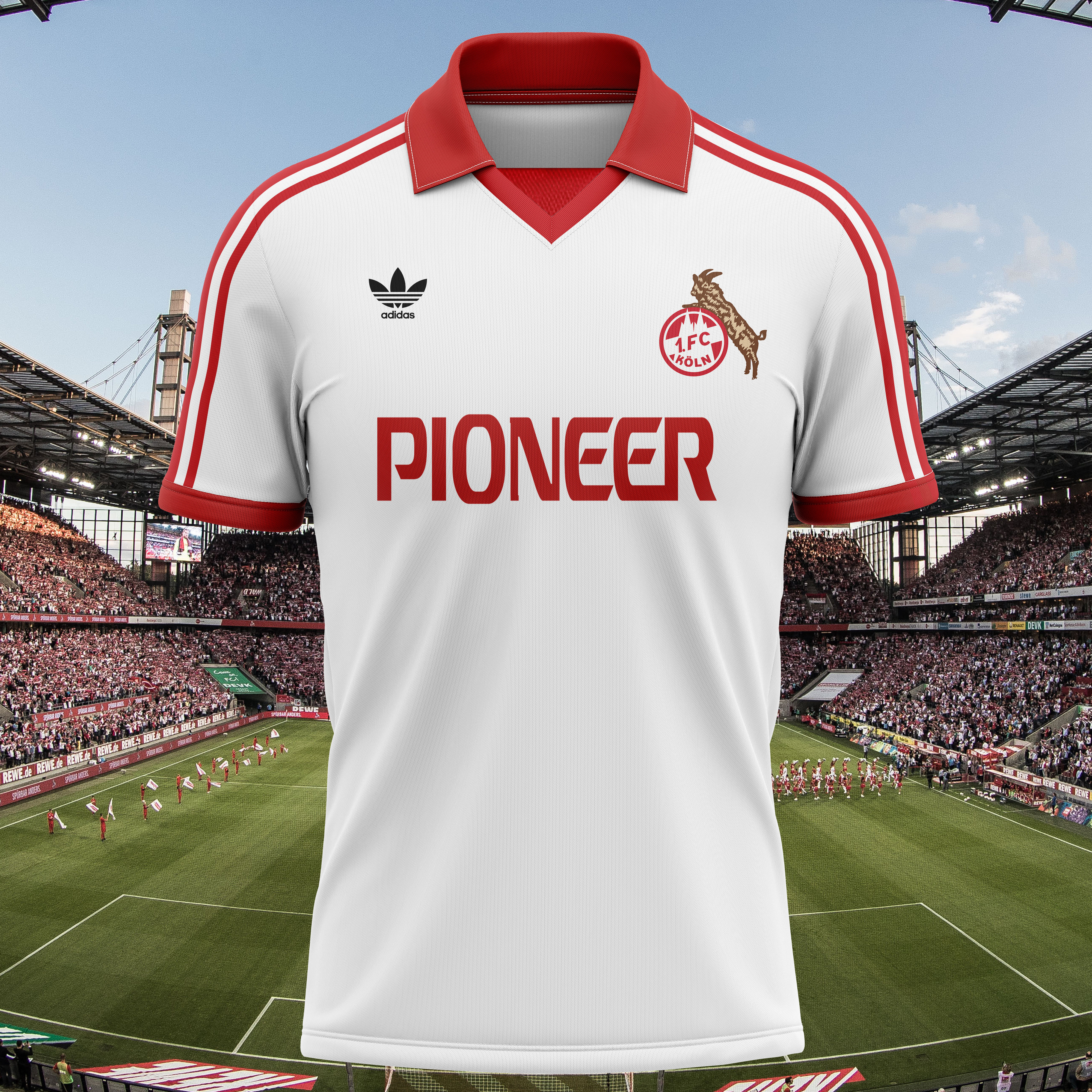 1. FC Köln 1981-82 Home Kit Retro Shirt PT68536