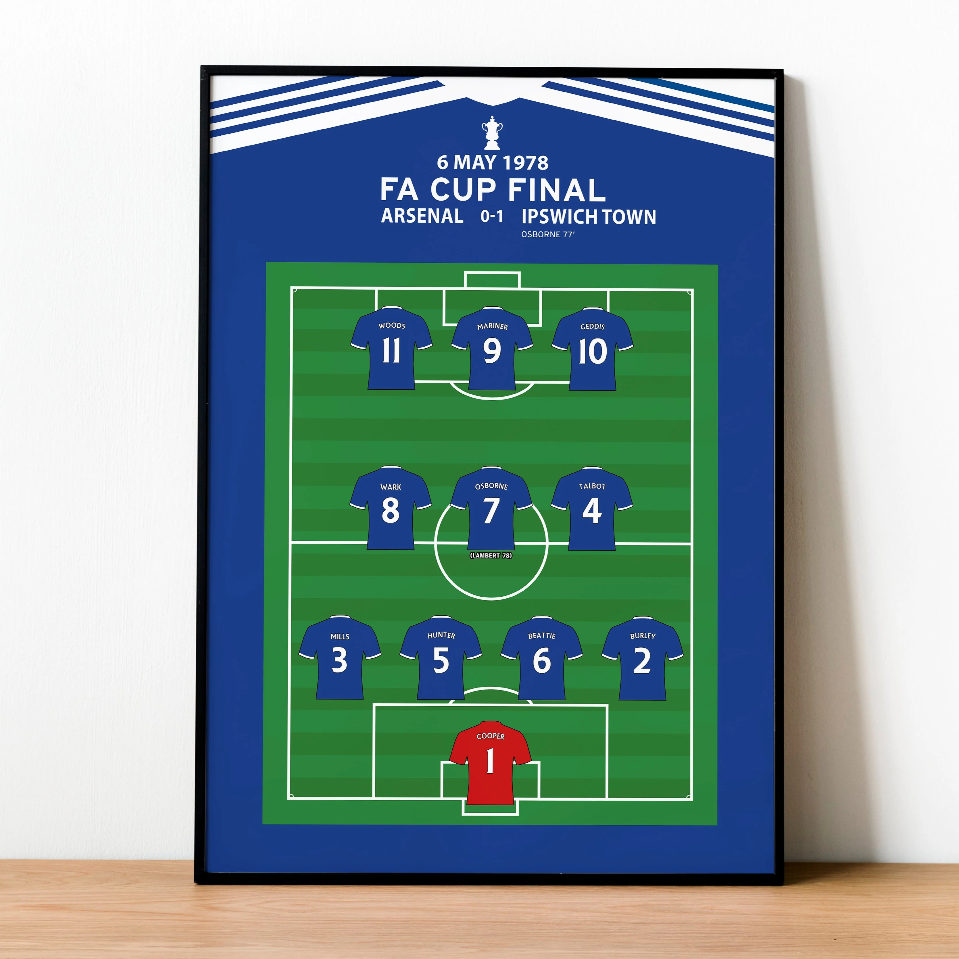 Arsenal 0-1 Ipswich Town - FA Cup Final 1978 PT69429