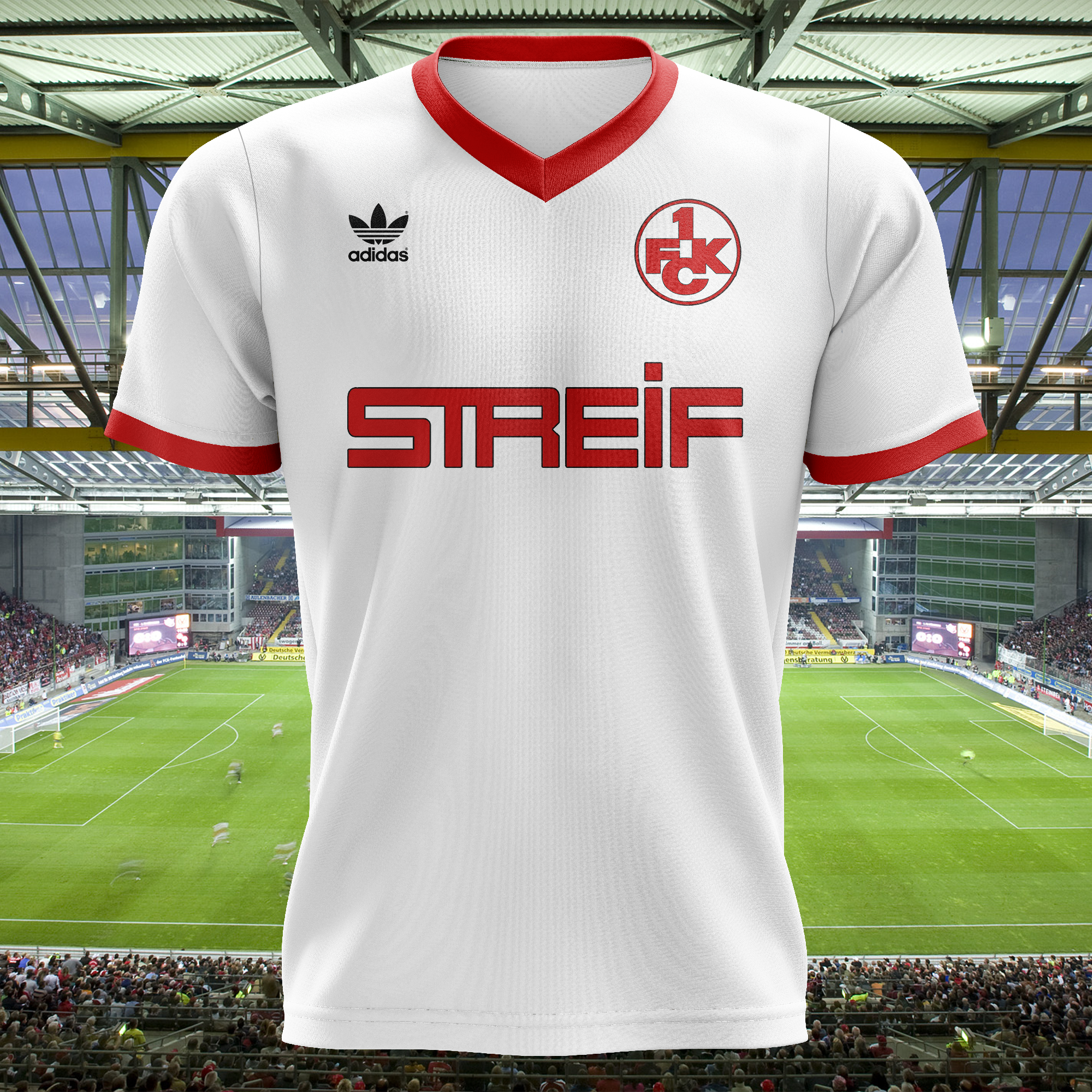 1. FC Kaiserslautern 1980-81 Away Kit Retro Shirt PT68571