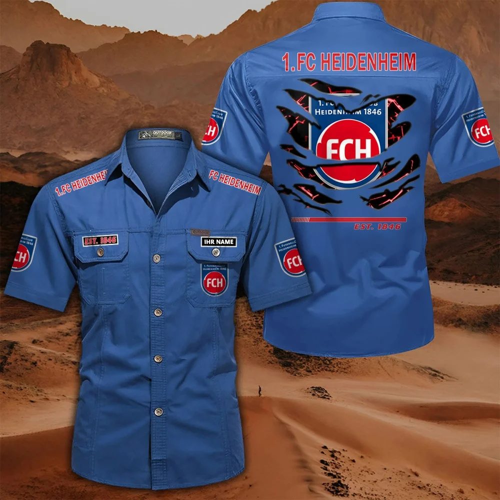1 Fc Heidenheim Pocket Short Sleeve Shirt PT71317