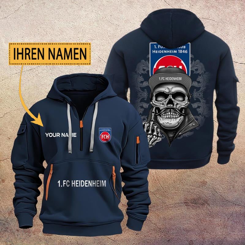 1 Fc Heidenheim Quarter Zip Hoodie PT70655
