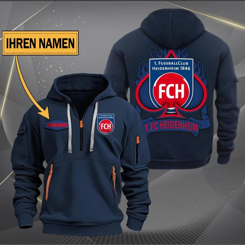 1 Fc Heidenheim Quarter Zip Hoodie PT70657