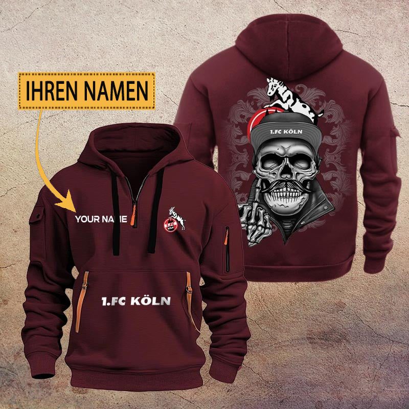 1 Fc Koln Quarter Zip Hoodie PT70665