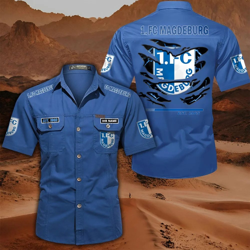 1 Fc Magdeburg Pocket Short Sleeve Shirt PT71327