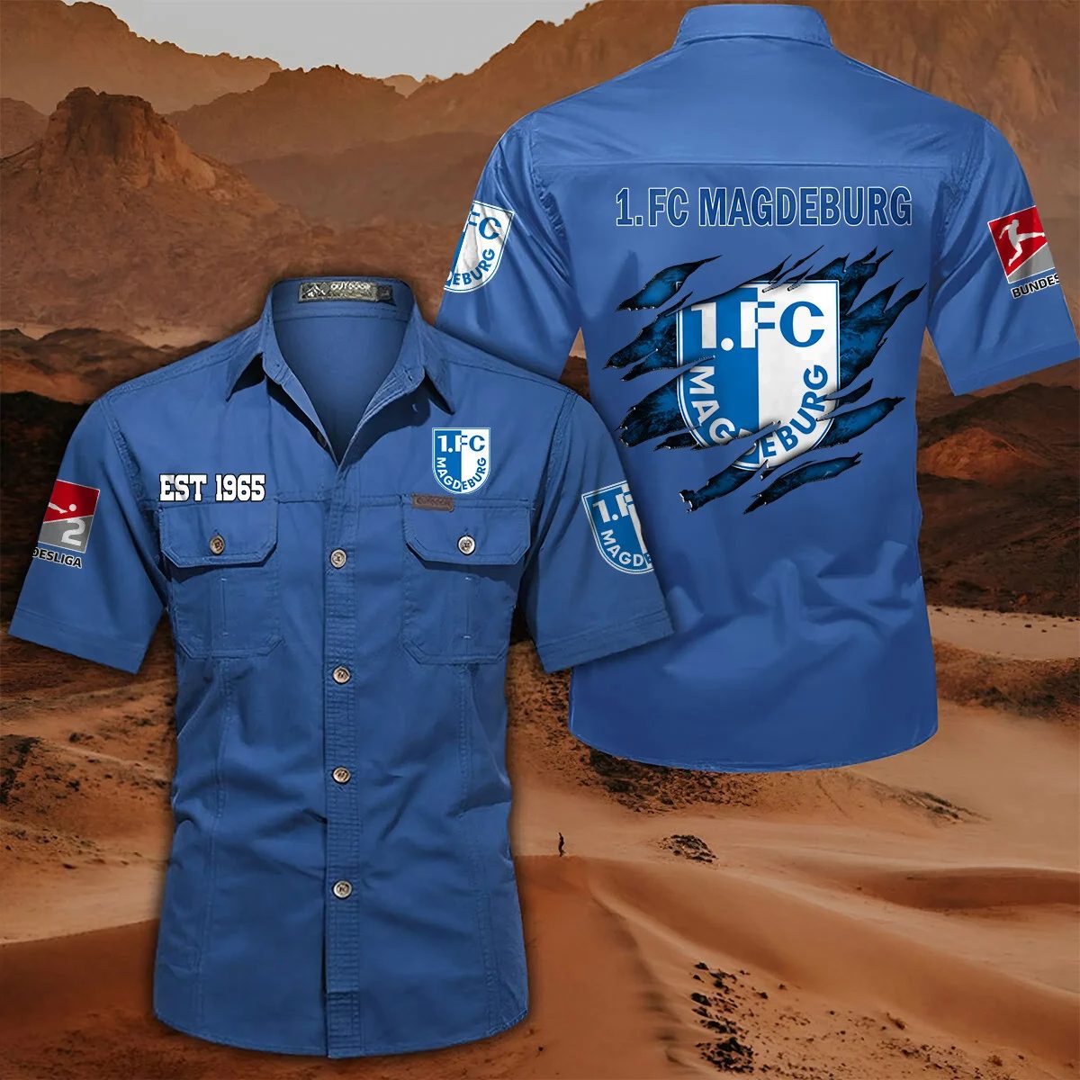 1 Fc Magdeburg Pocket Short Sleeve Shirt PT71328
