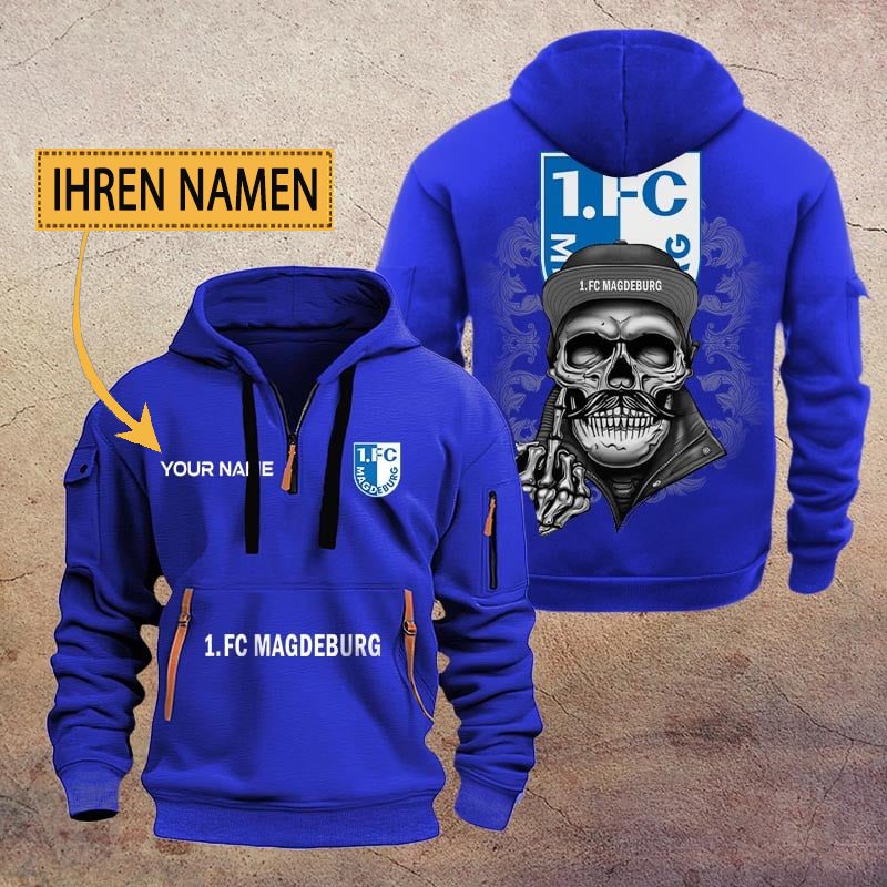 1 Fc Magdeburg Quarter Zip Hoodie PT70670