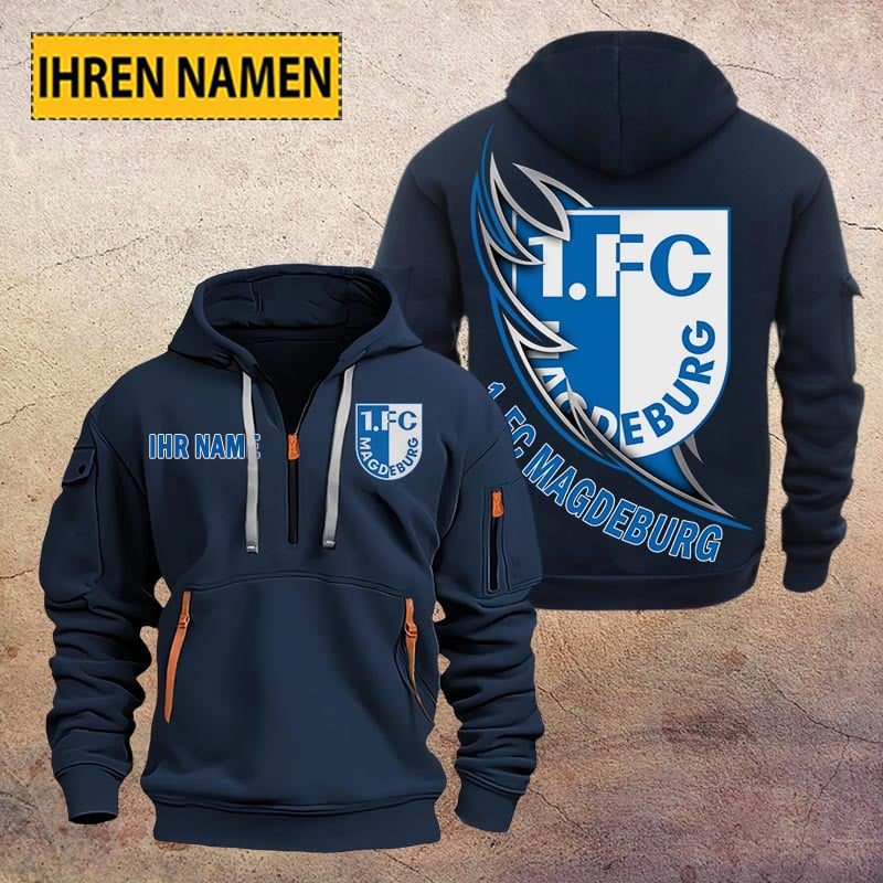 1 Fc Magdeburg Quarter Zip Hoodie PT70671