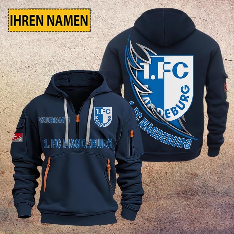 1 Fc Magdeburg Quarter Zip Hoodie PT70673