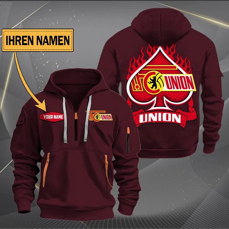 1 Fc Union Berlin Quarter Zip Hoodie PT70682