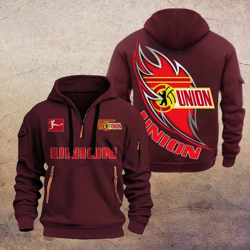 1 Fc Union Berlin Quarter Zip Hoodie PT70684
