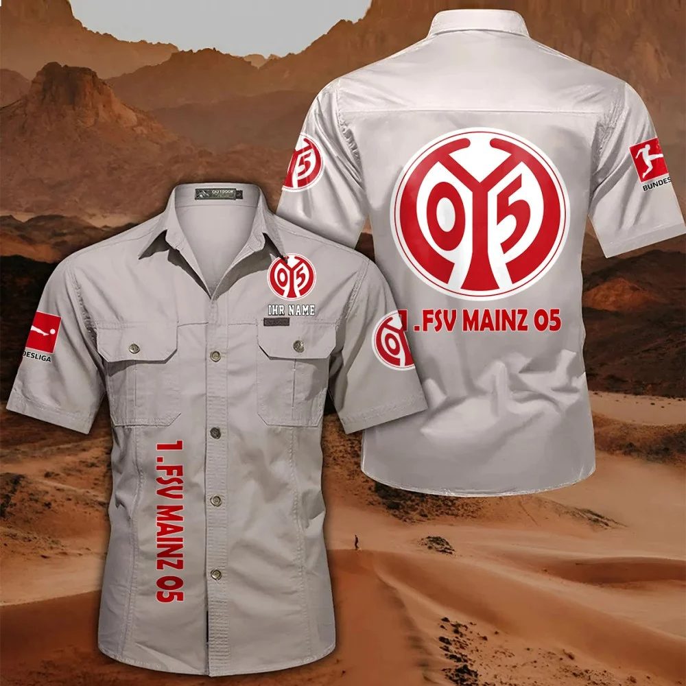 1 Fsv Mainz 05 Pocket Short Sleeve Shirt PT71335