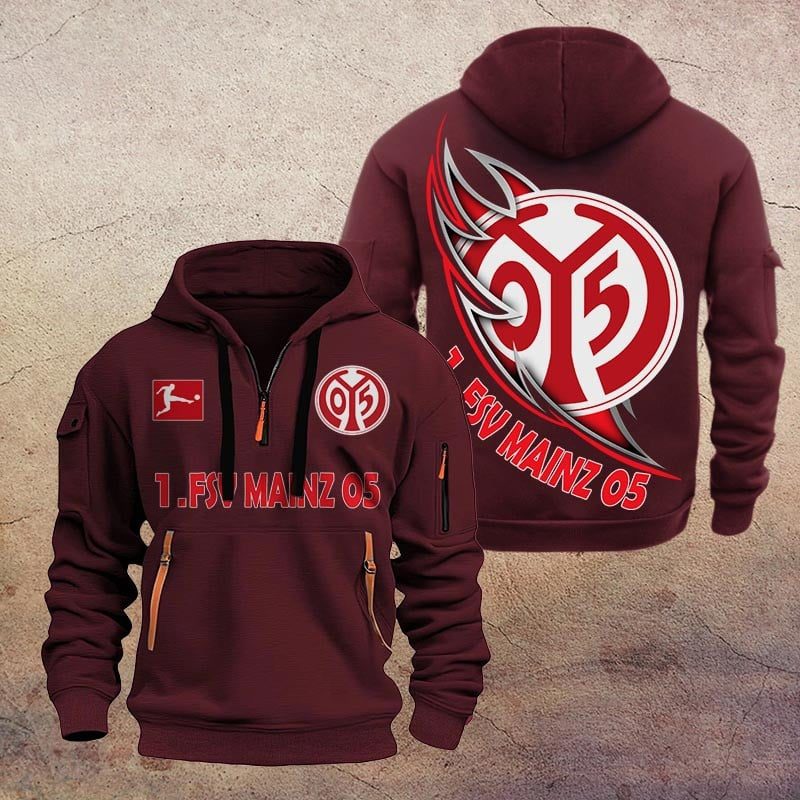 1 Fsv Mainz 05 Quarter Zip Hoodie PT70689