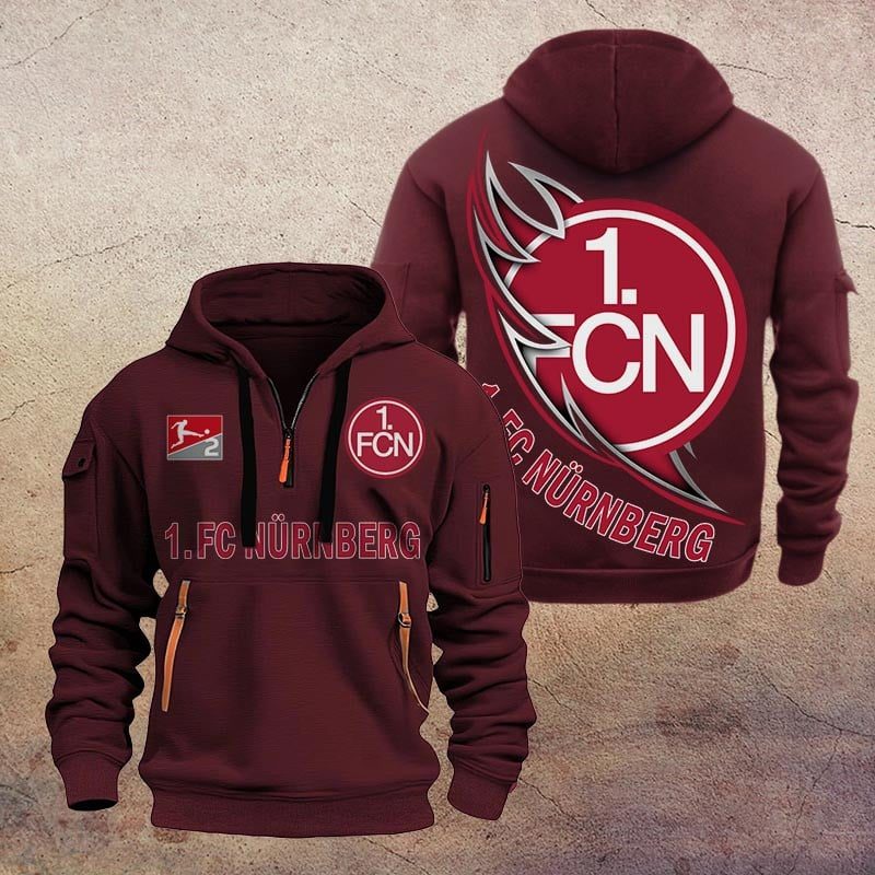 5 Fc Nurnberg Quarter Zip Hoodie PT70679