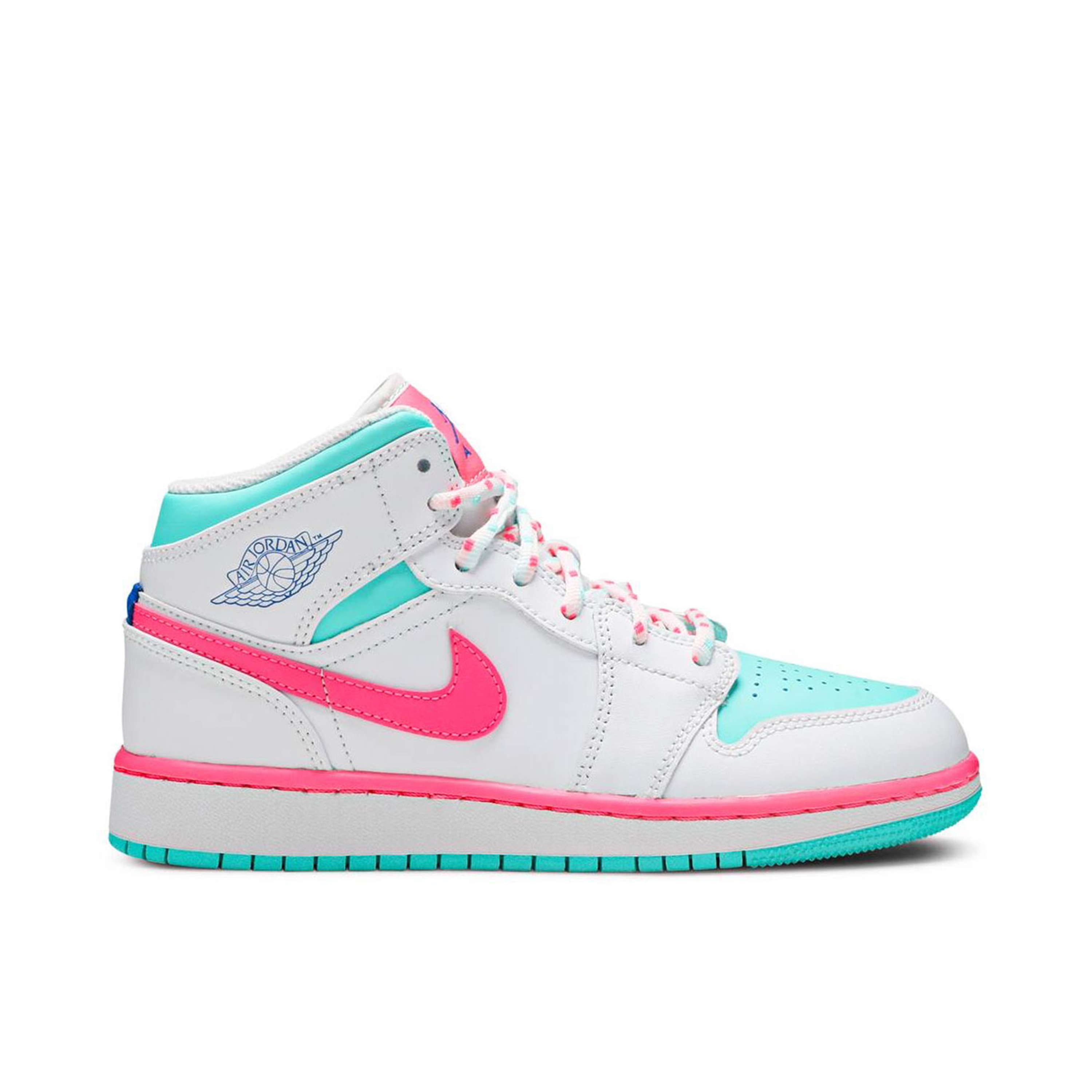 Air Jordan 1 Mid Gs Digital Pink