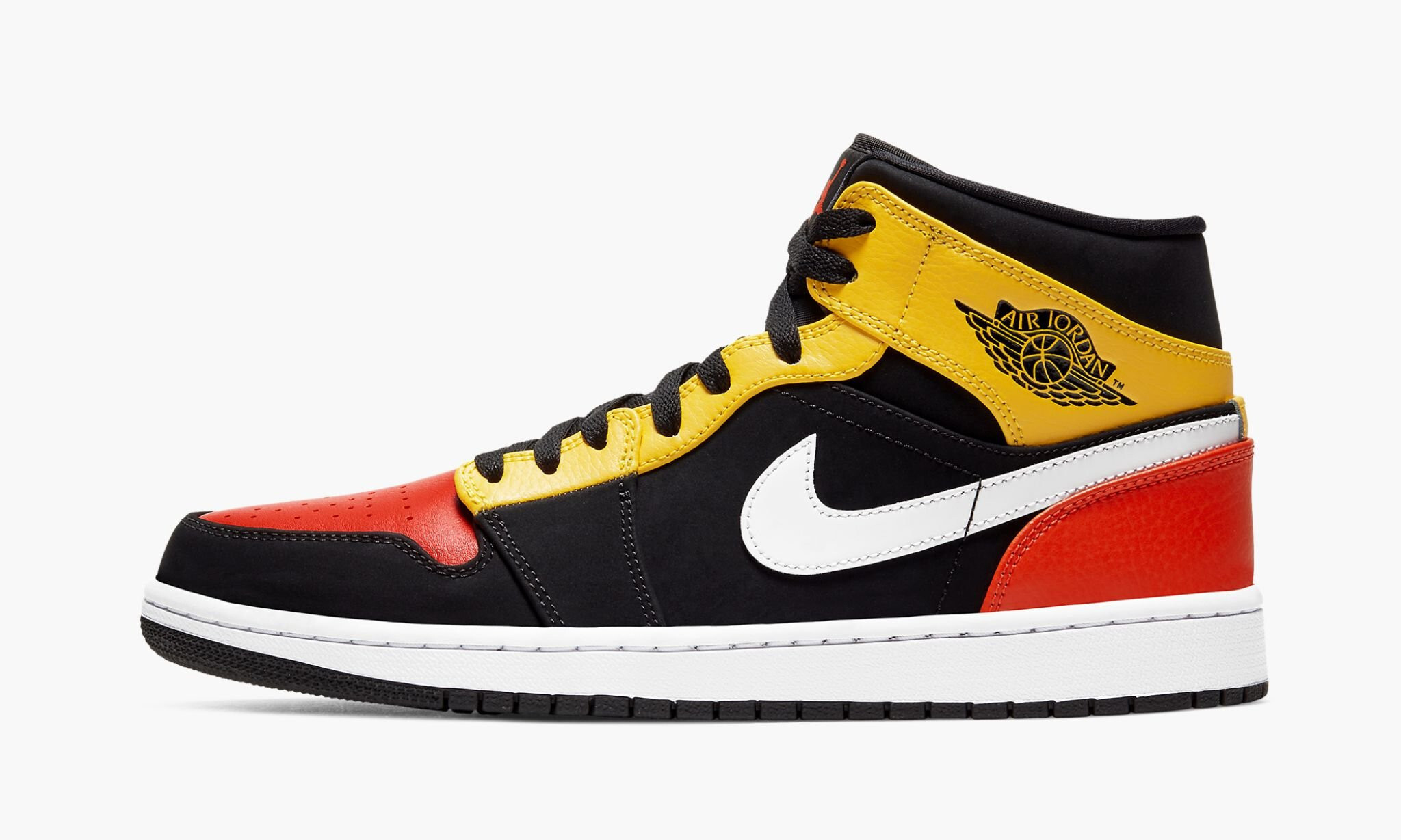 Air Jordan 1 Mid Se Amarillo Orange