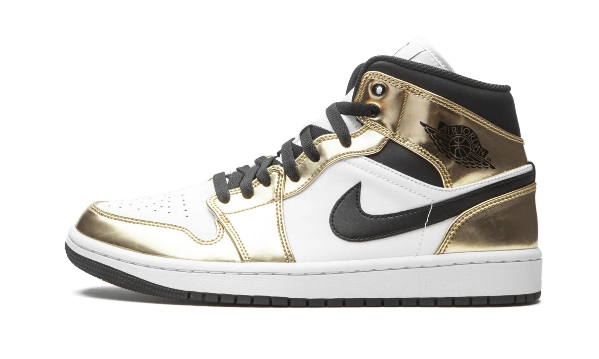 Air Jordan 1 Mid Se Metallic Gold