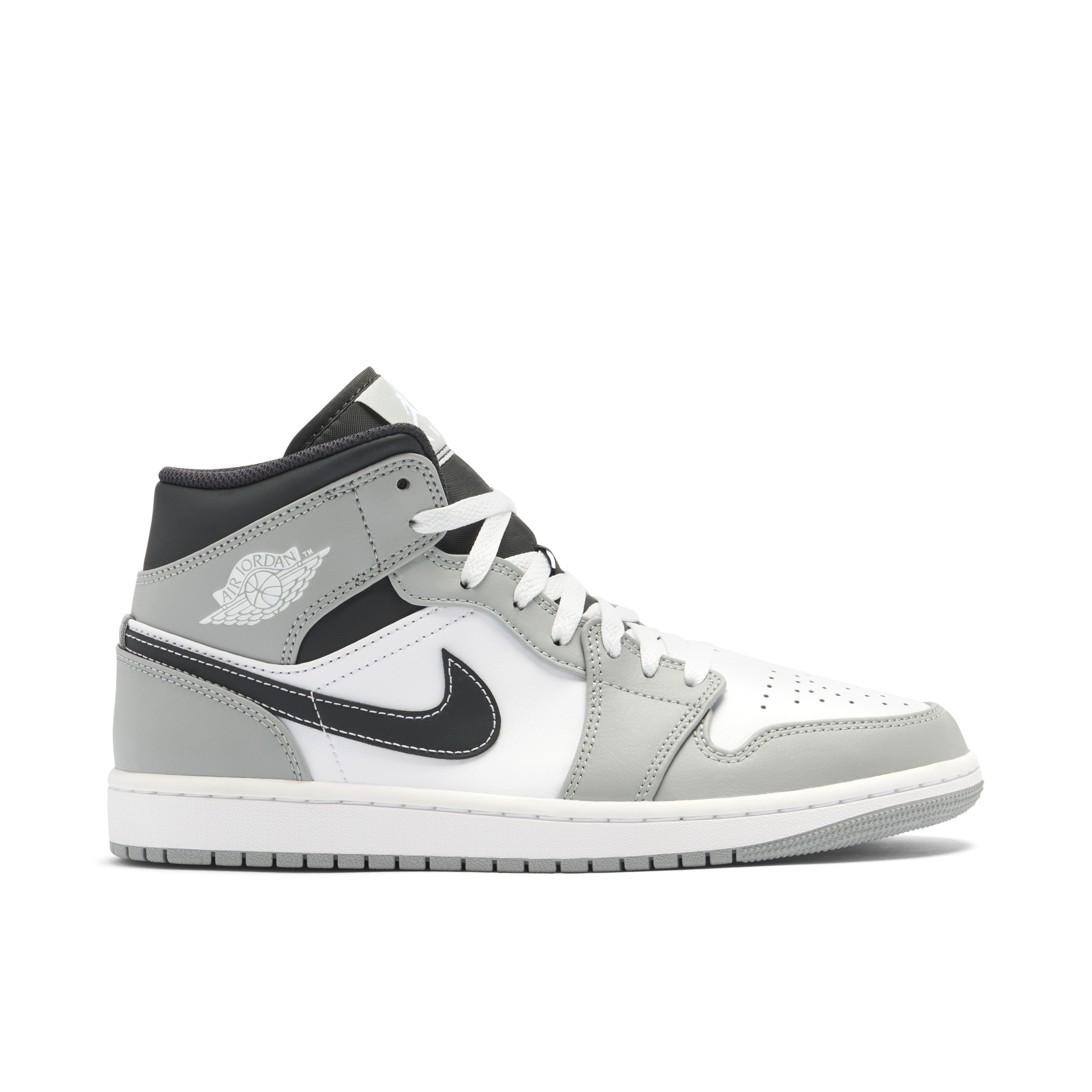 Air Jordan 1 Mid Smoke Grey Black