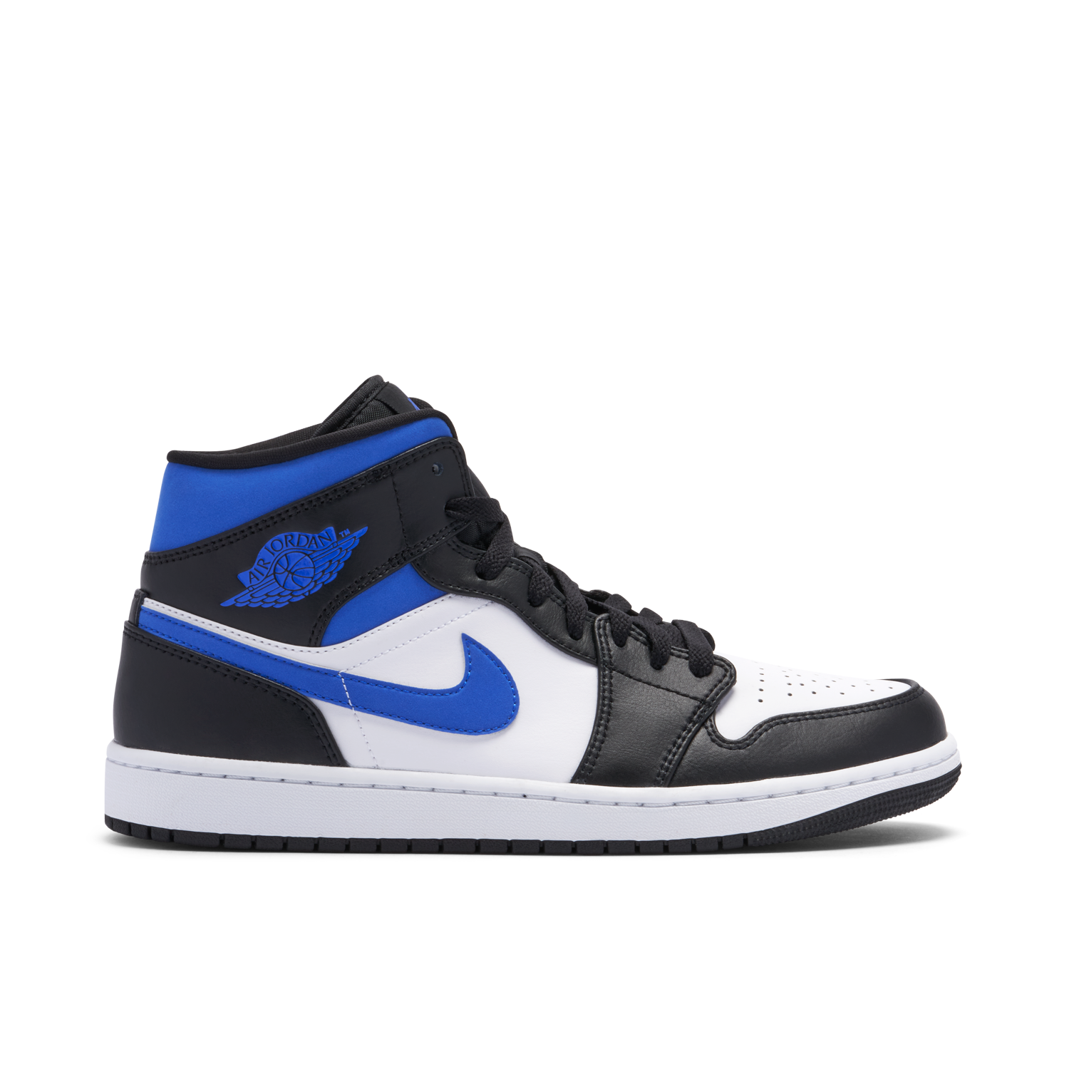 Air Jordan 1 Mid White Black Royal
