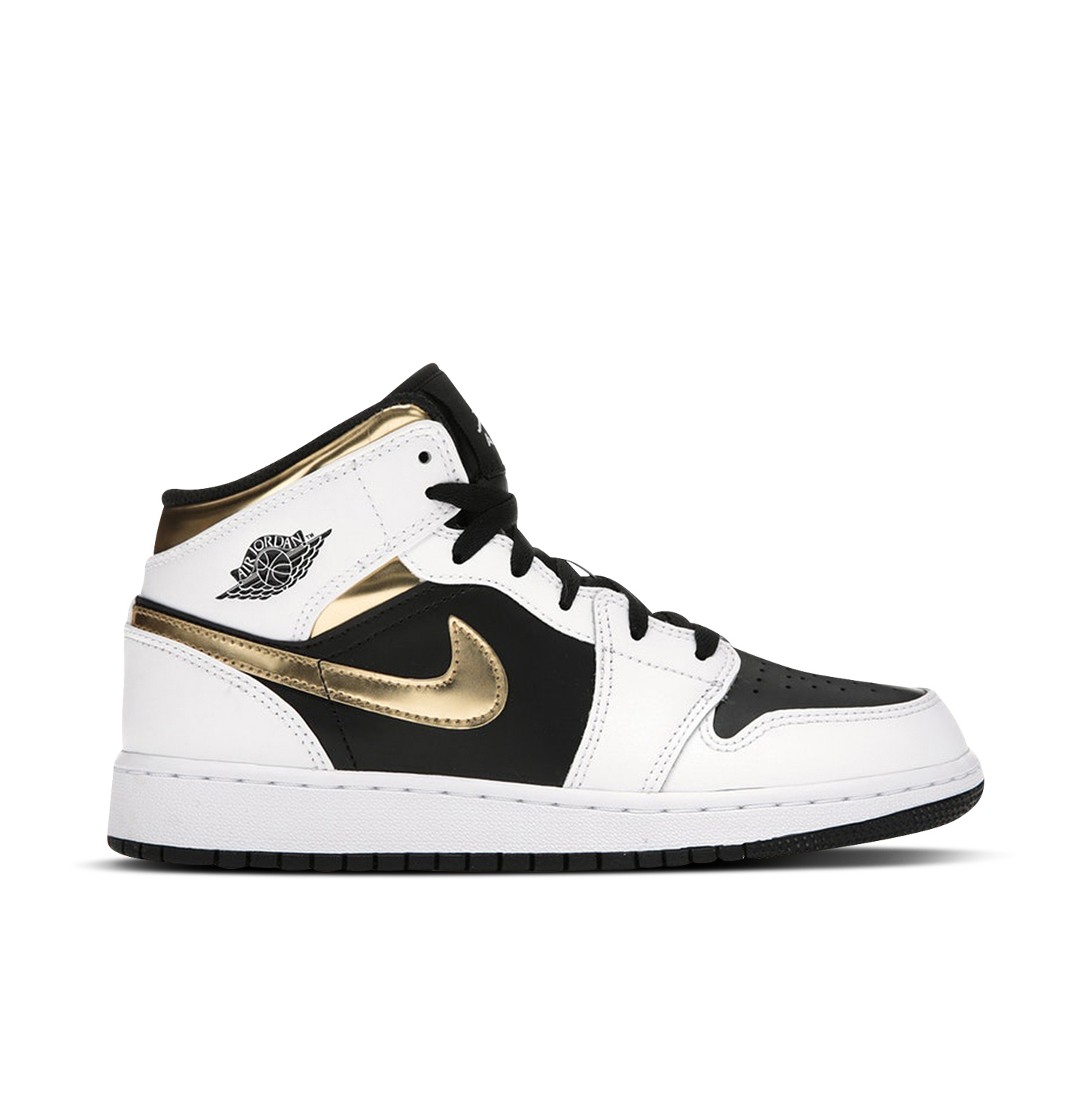 Air Jordan 1 Mid White Gold