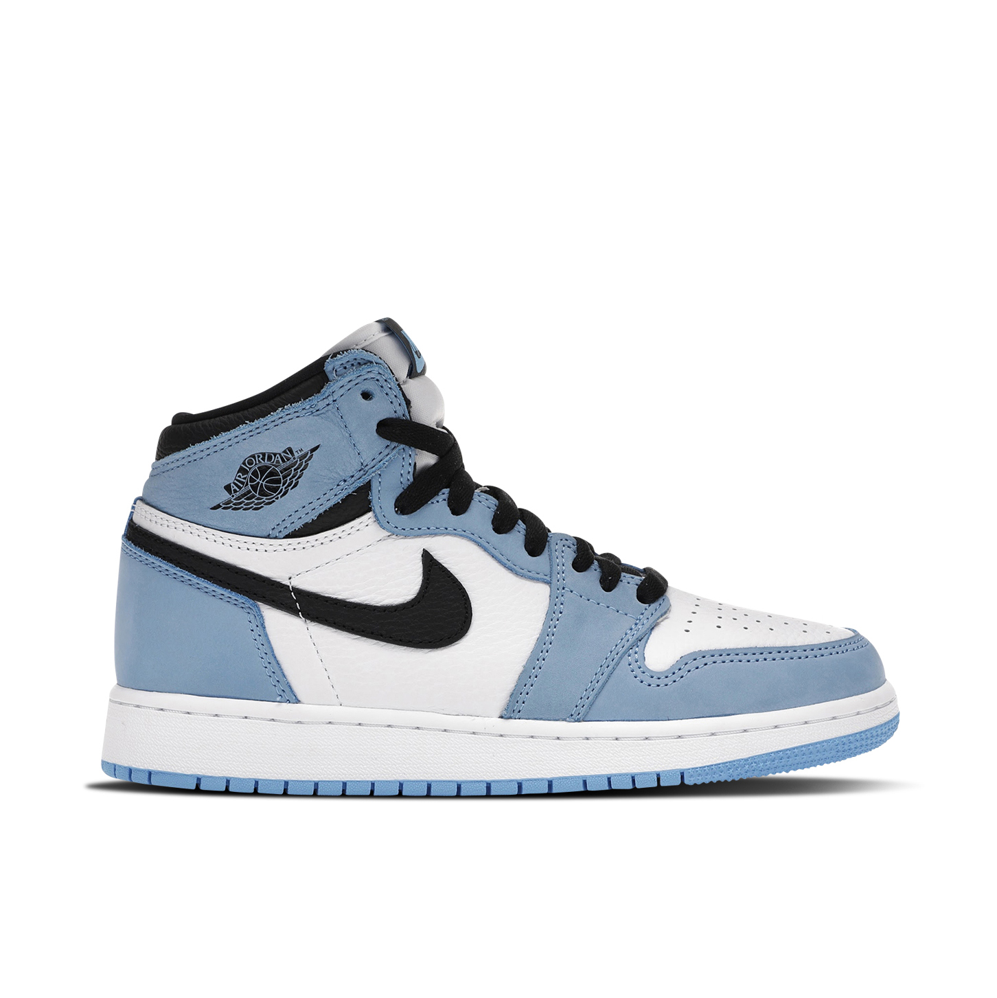 Air Jordan 1 Retro High White University Blue Black Gs