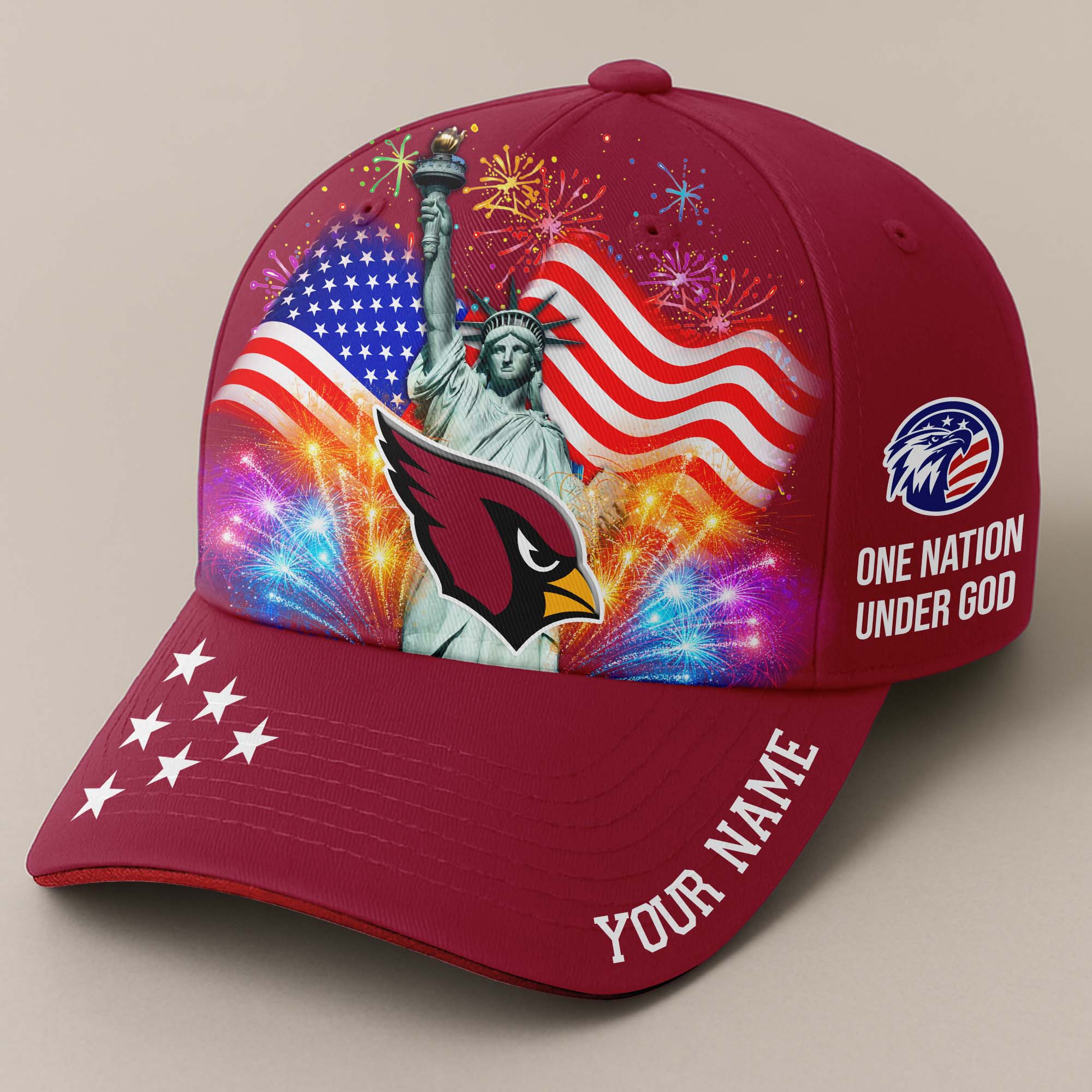 Arizona Cardinals Independence Day Cap PT68493