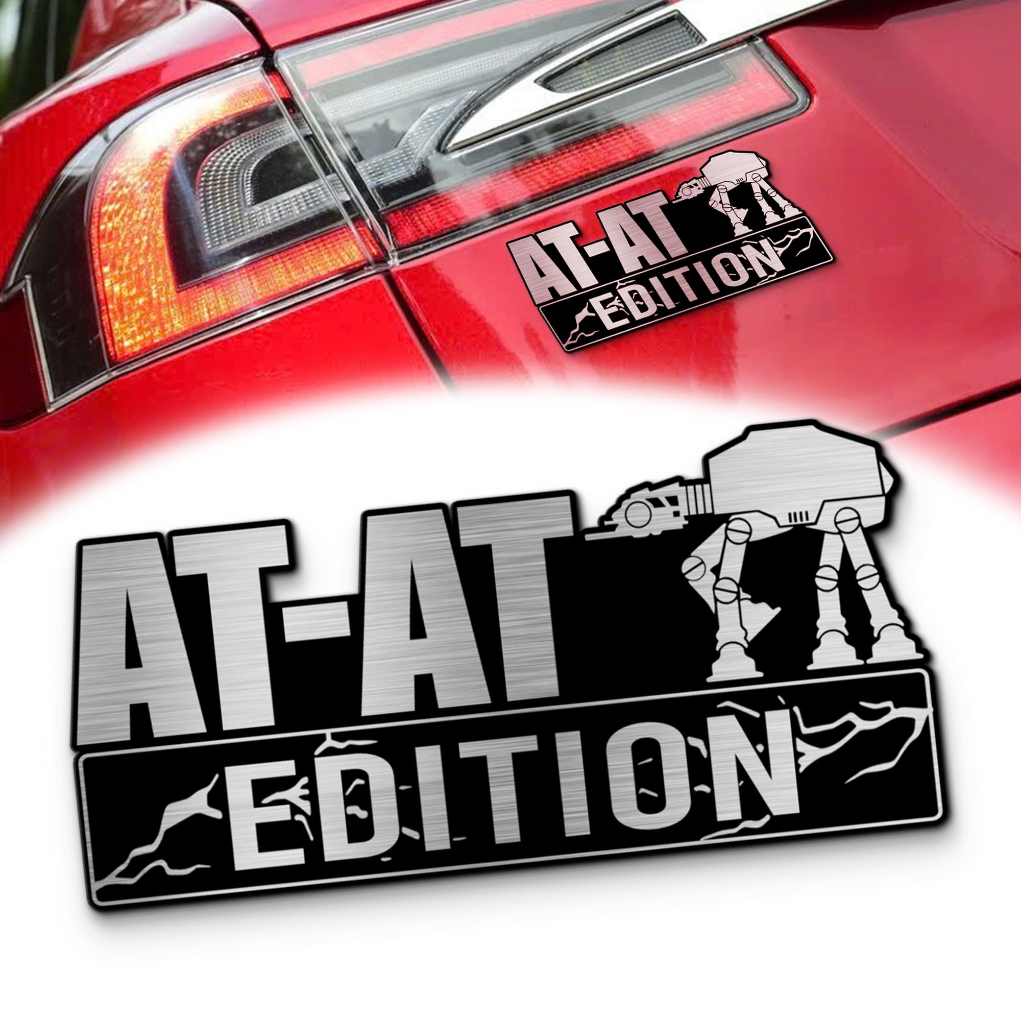 At-at Edition Laser-engraved Car Badge MS10222