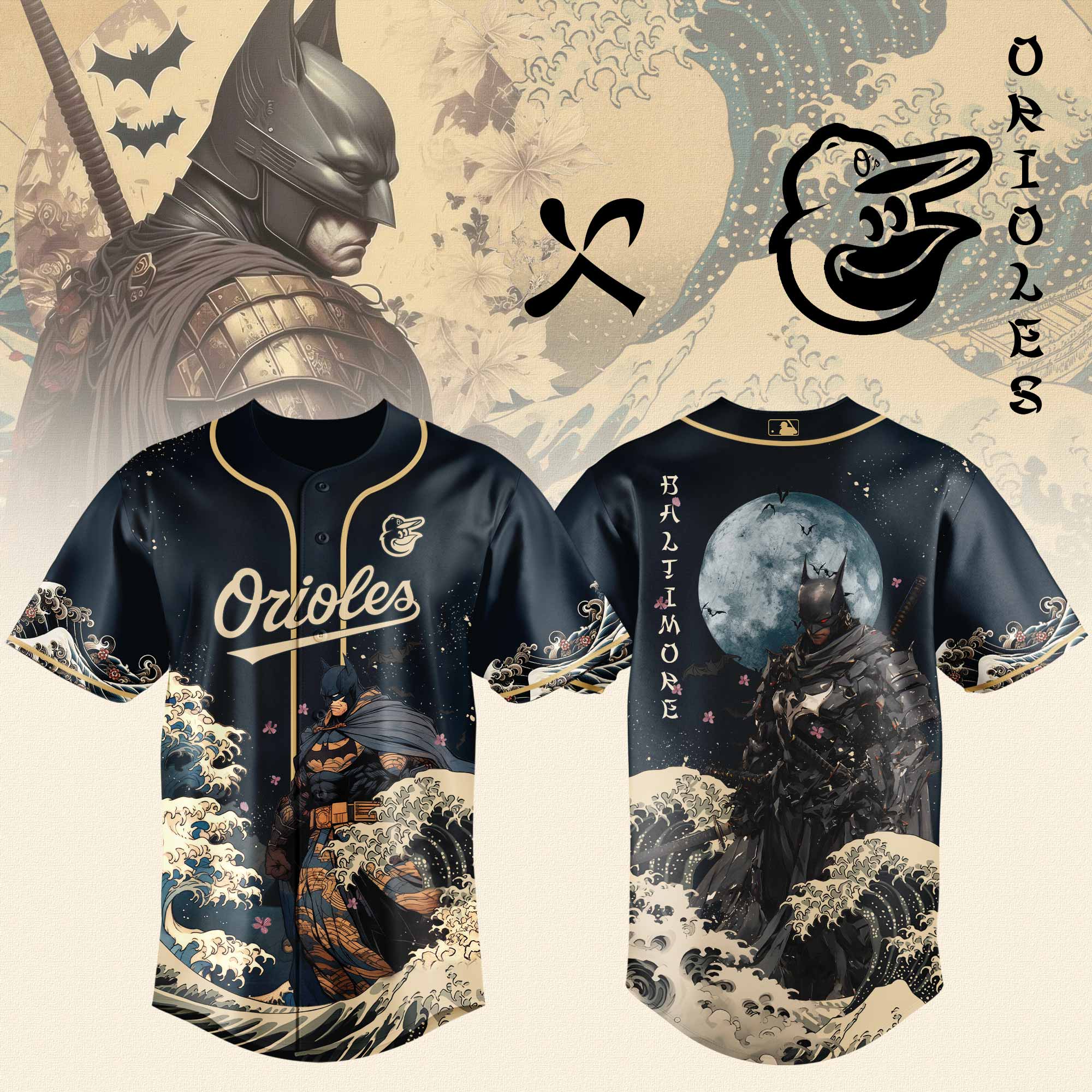 Baltimore Orioles x Batman Night Limited Edition Jersey 2025 PT71783