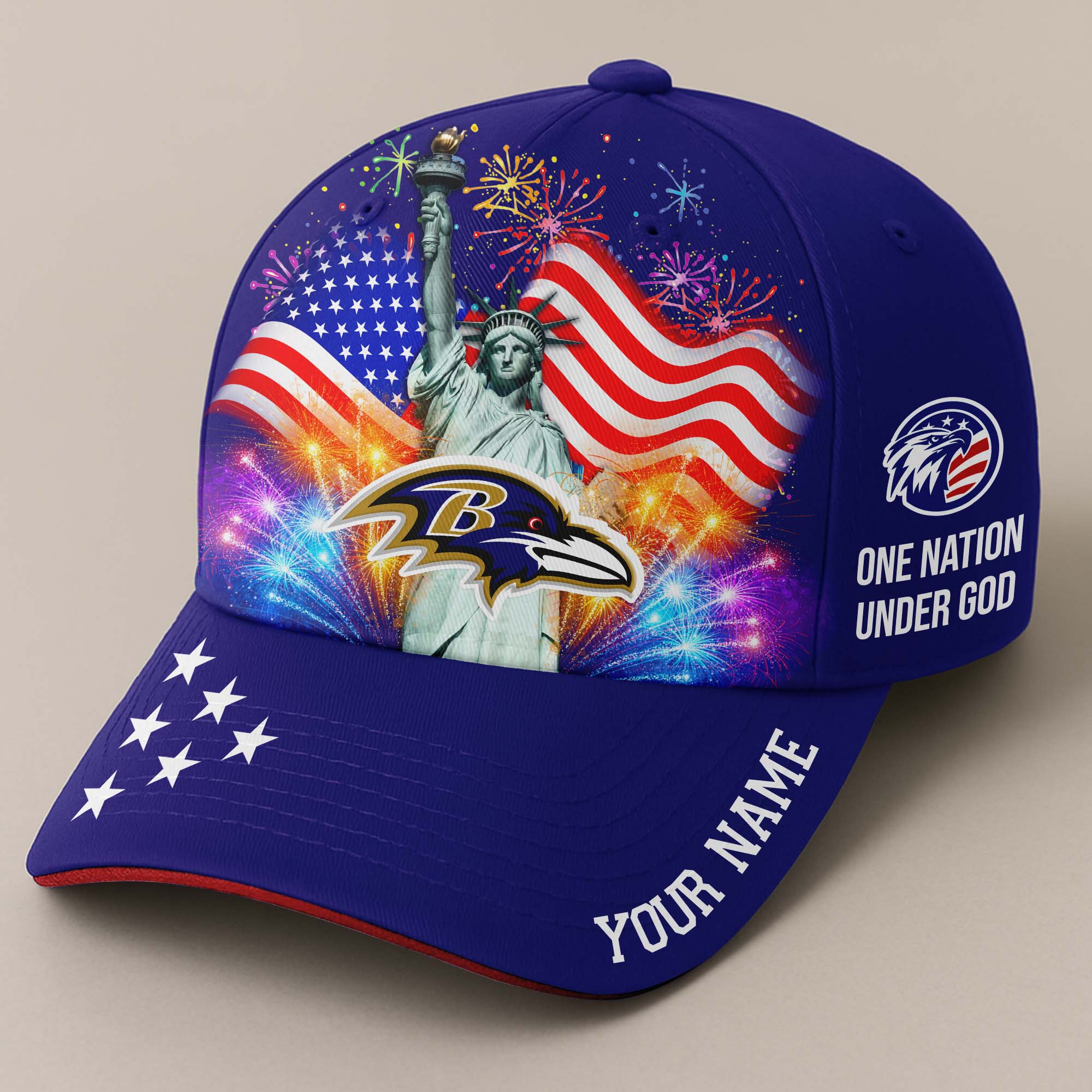 Baltimore Ravens Independence Day Cap PT68496