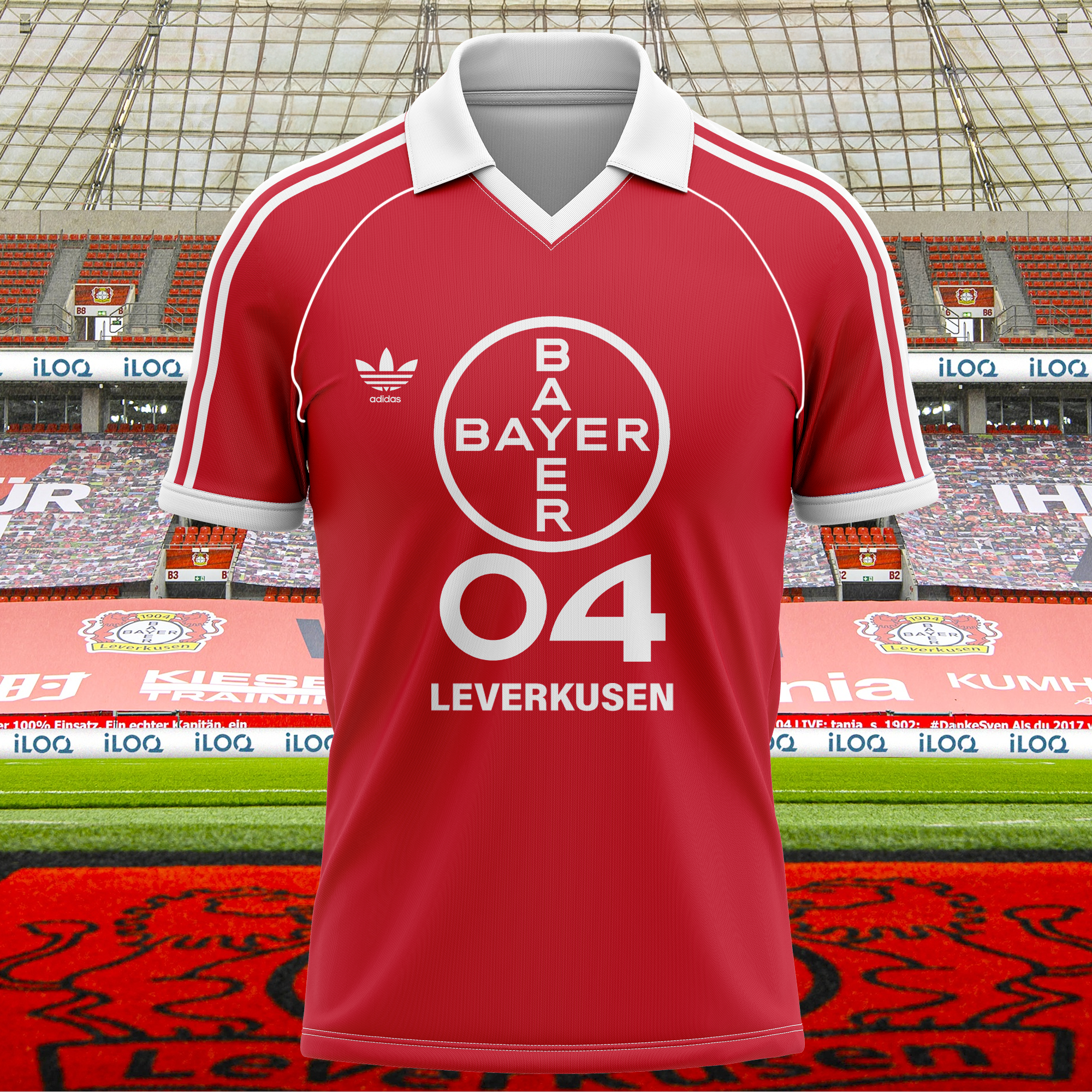 Bayer 04 Leverkusen 1980-81 Home Kit Retro Shirt PT68575