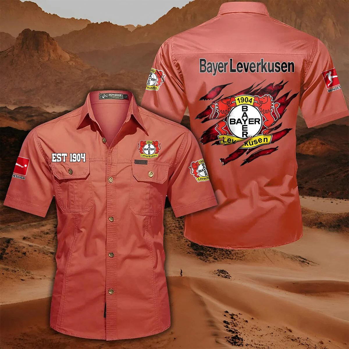 Bayer 04 Leverkusen Pocket Short Sleeve Shirt PT71340