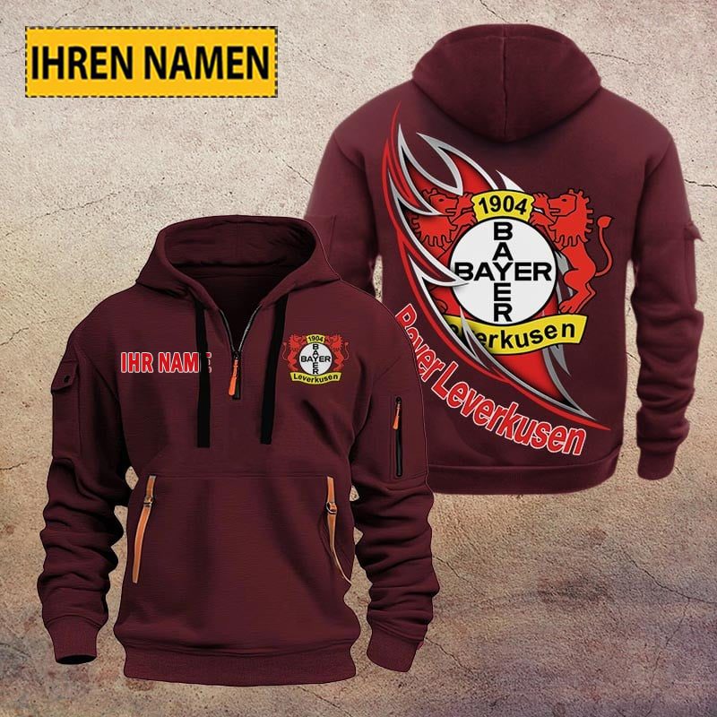 Bayer 04 Leverkusen Quarter Zip Hoodie PT70693
