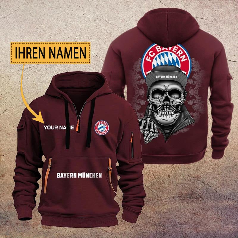 Bayern Munchen Quarter Zip Hoodie PT70697