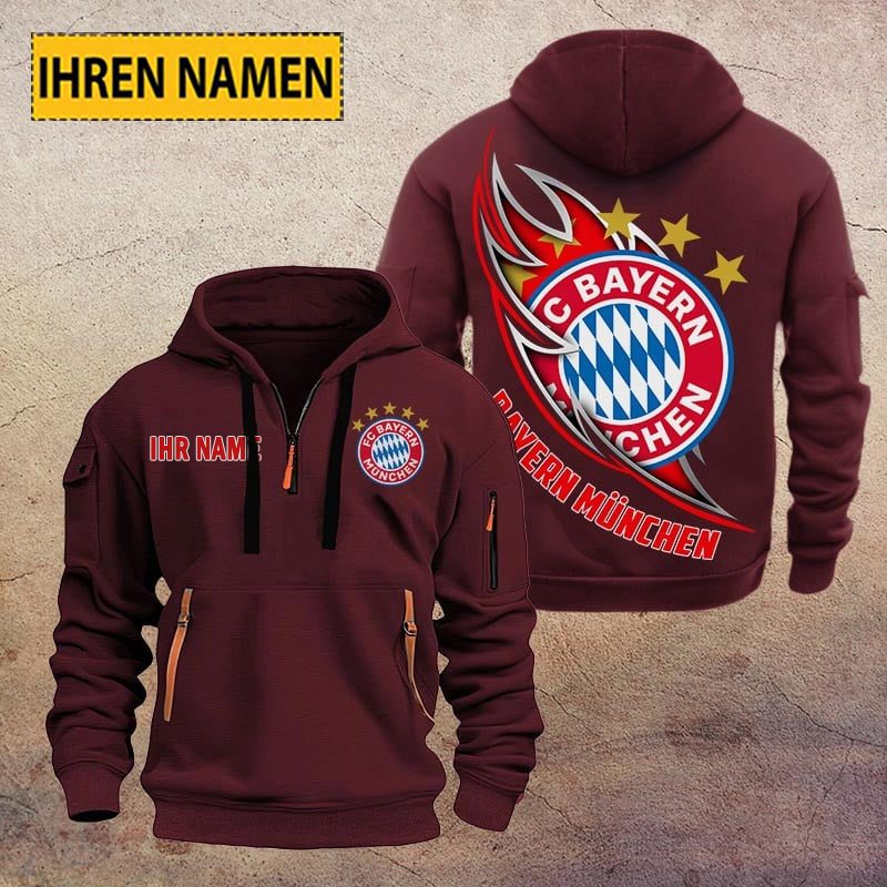 Bayern Munchen Quarter Zip Hoodie PT70698