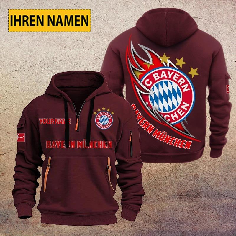 Bayern Munchen Quarter Zip Hoodie PT70700