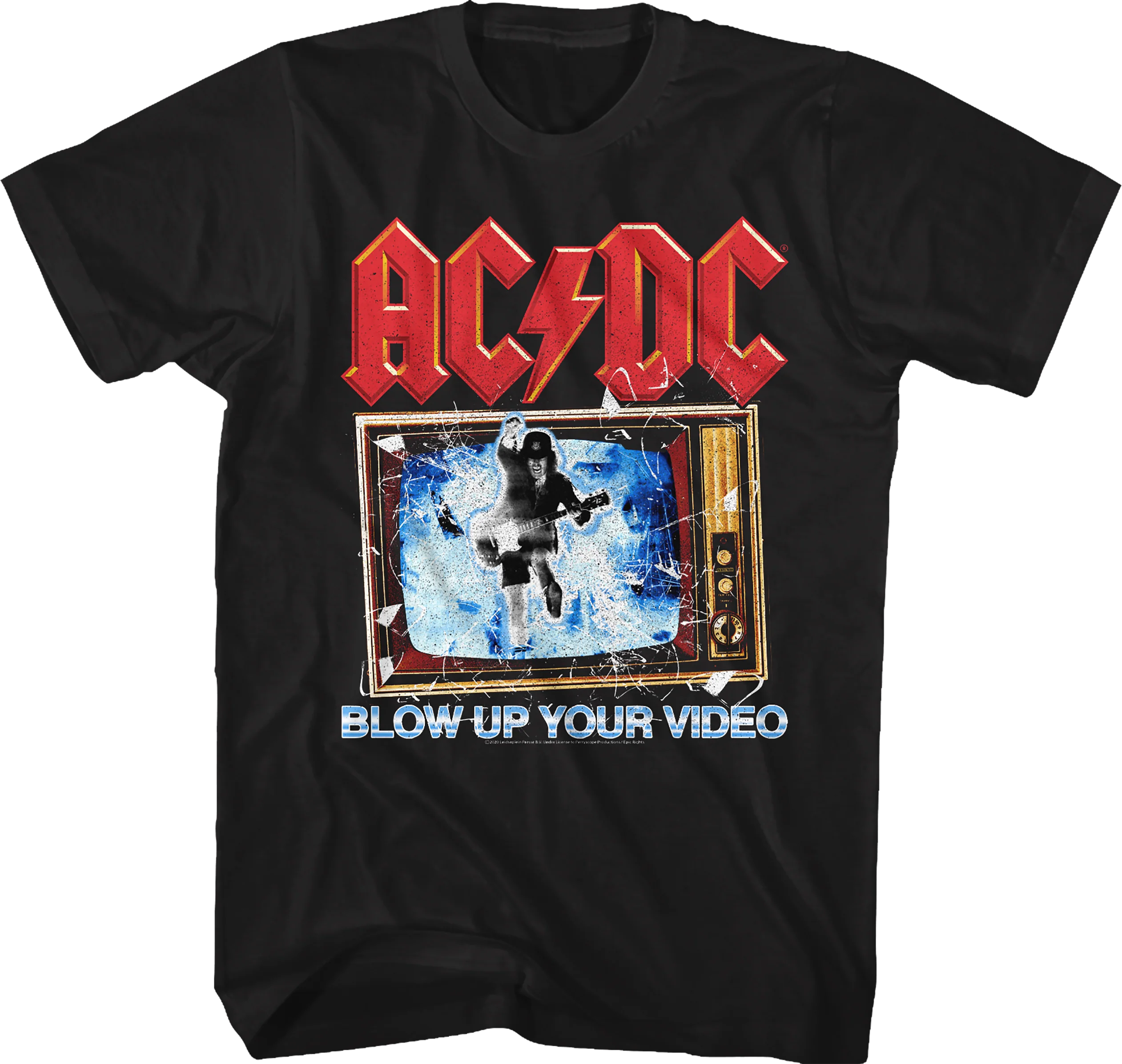 Blow Up Your Video Album Cover ACDC T-Shirt MS02766