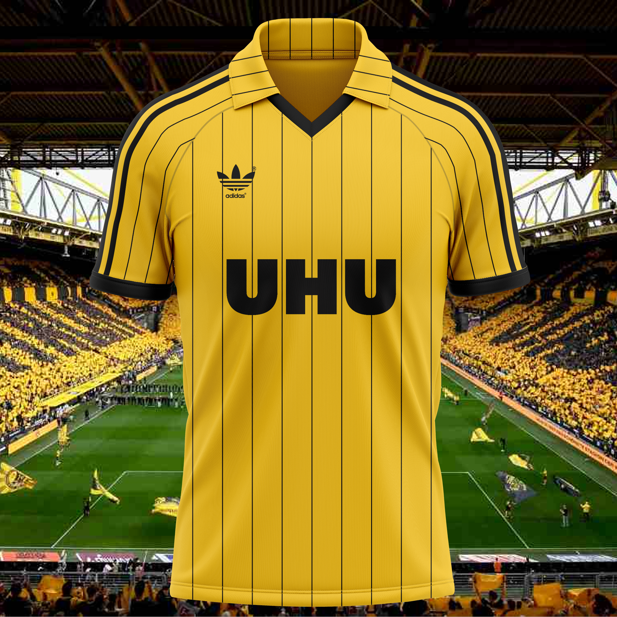 Borussia Dortmund 1981-82 Home Kit Retro Shirt PT68541