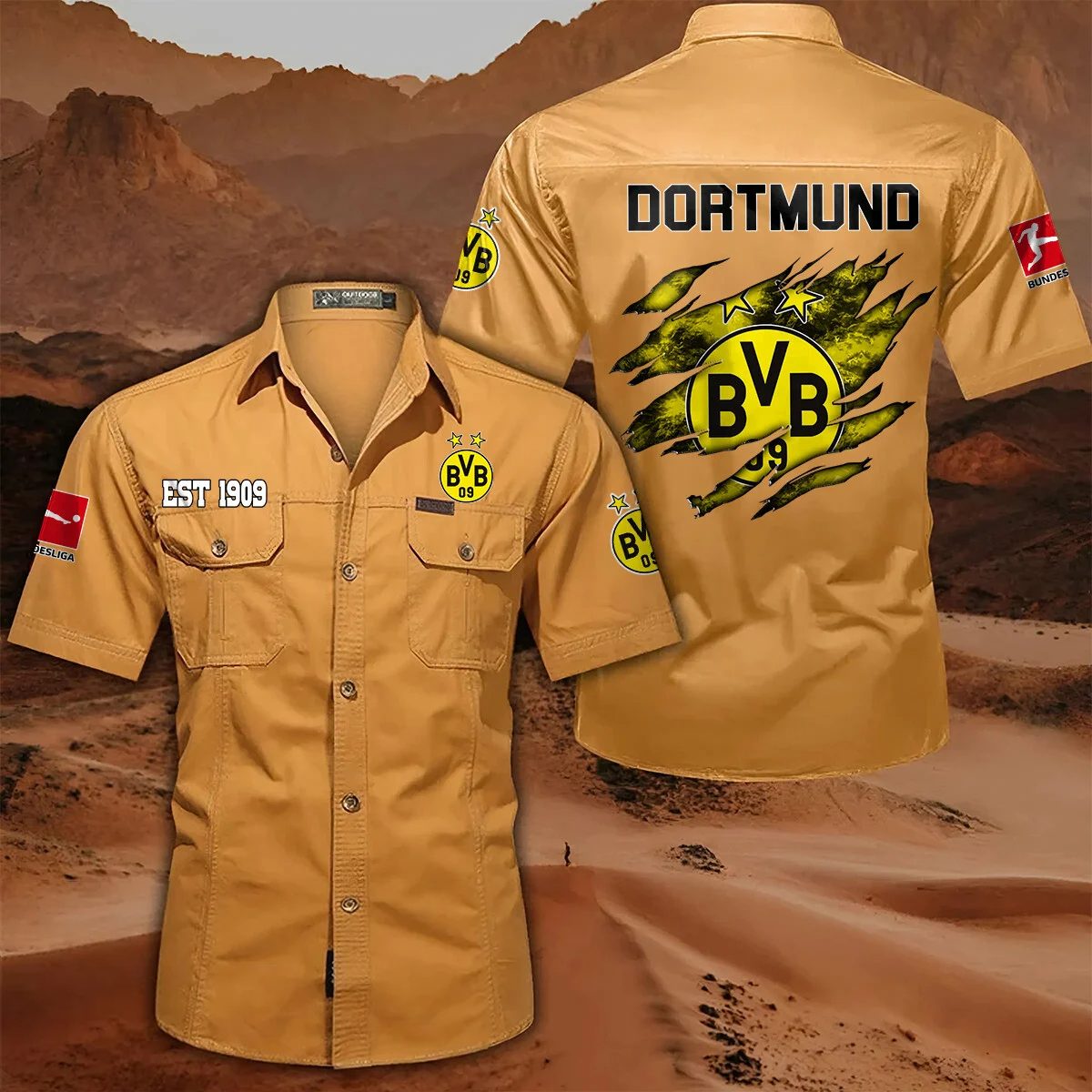 Borussia Dortmund Pocket Short Sleeve Shirt PT71346