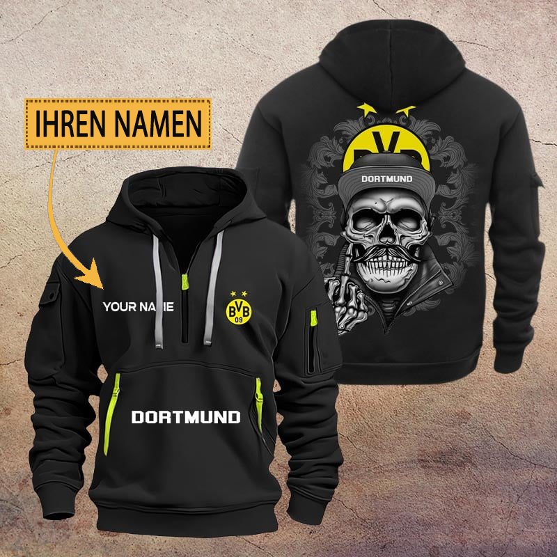 Borussia Dortmund Quarter Zip Hoodie PT70703