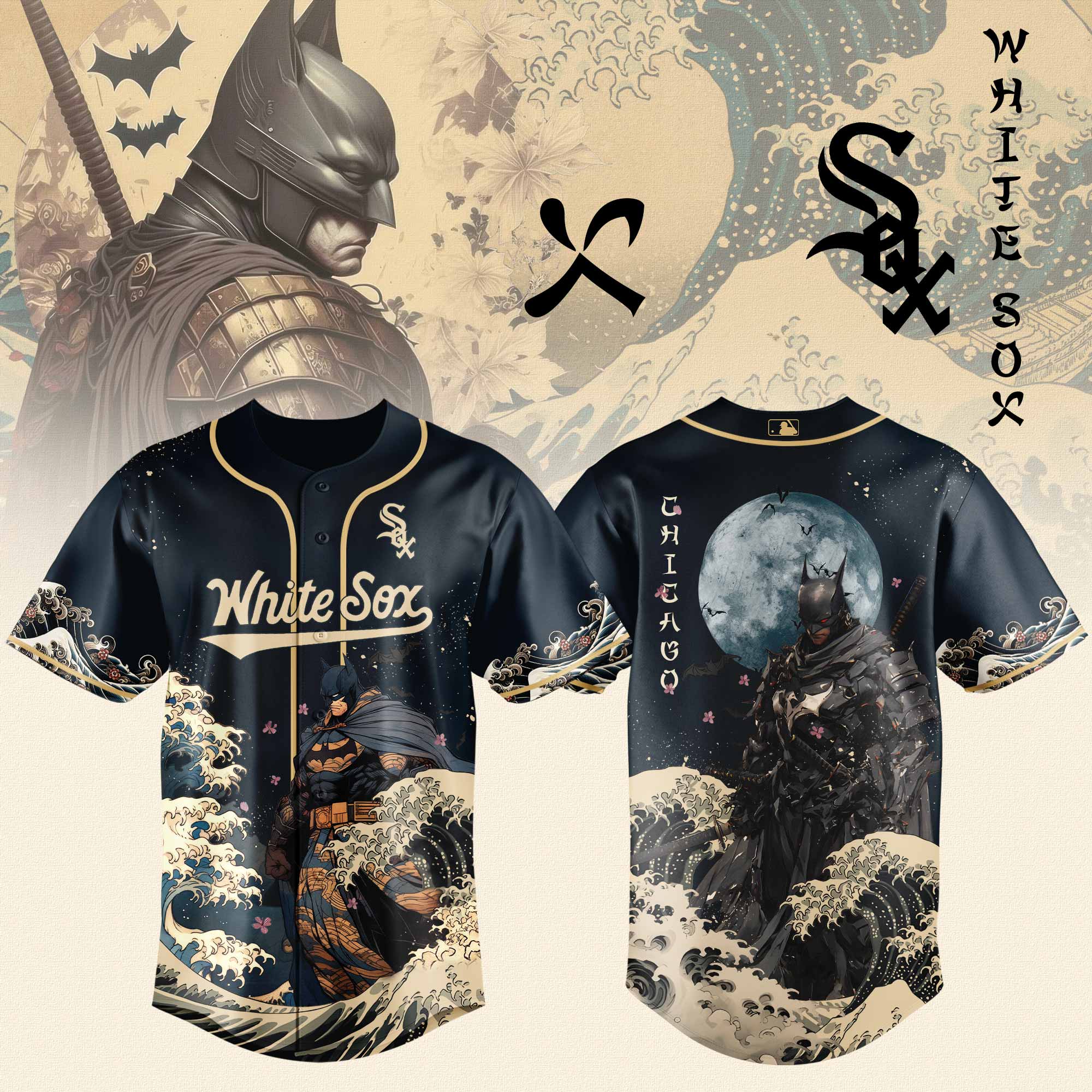 Chicago White Sox x Batman Night Limited Edition Jersey 2025 PT71778