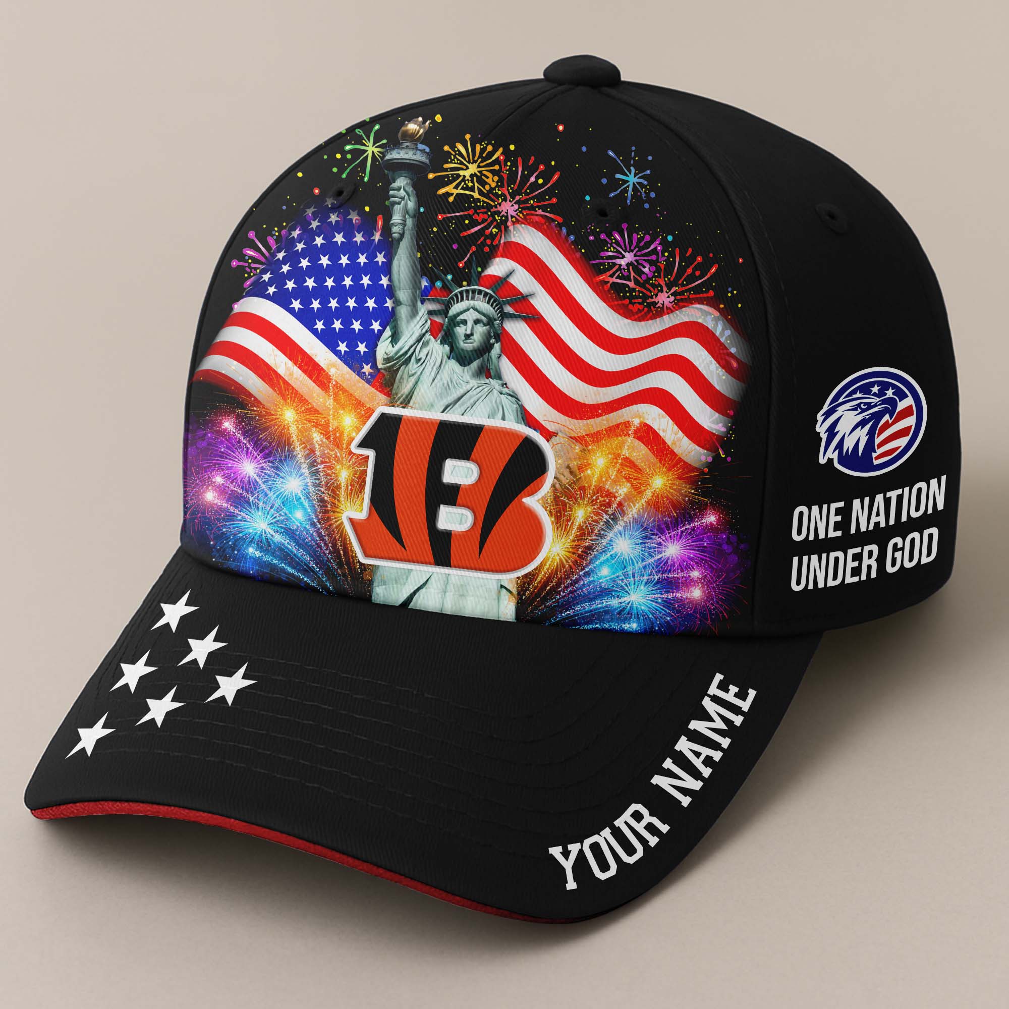 Cincinnati Bengals Independence Day Cap PT68501