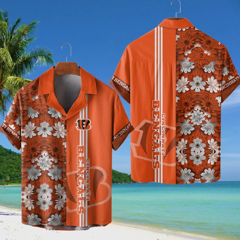 Cincinnati Bengals NFL Flower Hawaiian Shirt PT68472