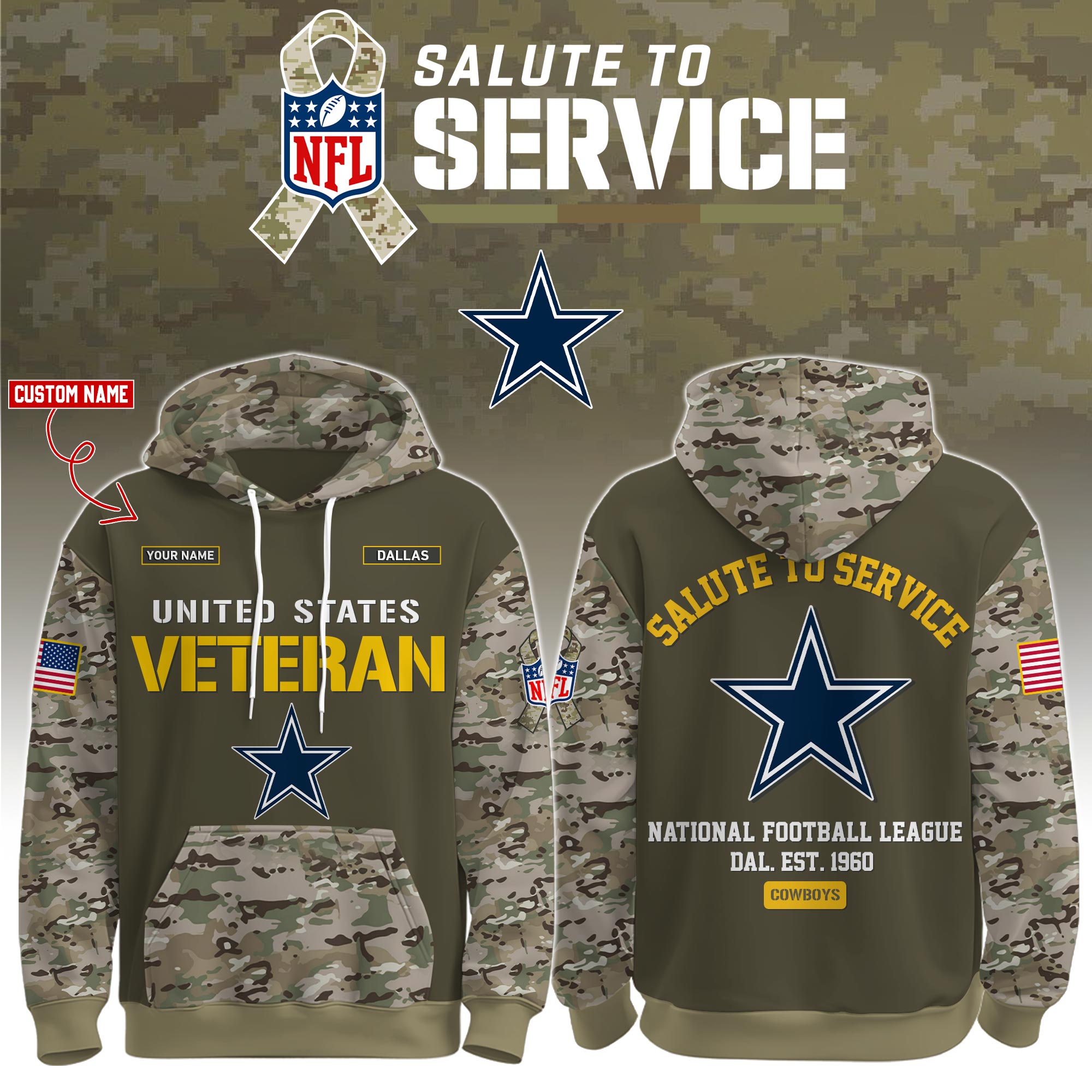 Dallas Cowboys Veteran Birthday Limited Editions Ver 3 PT76061