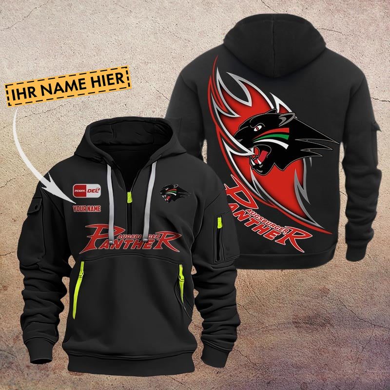 De Augsburger Panther Quarter Zip Hoodie PT70714